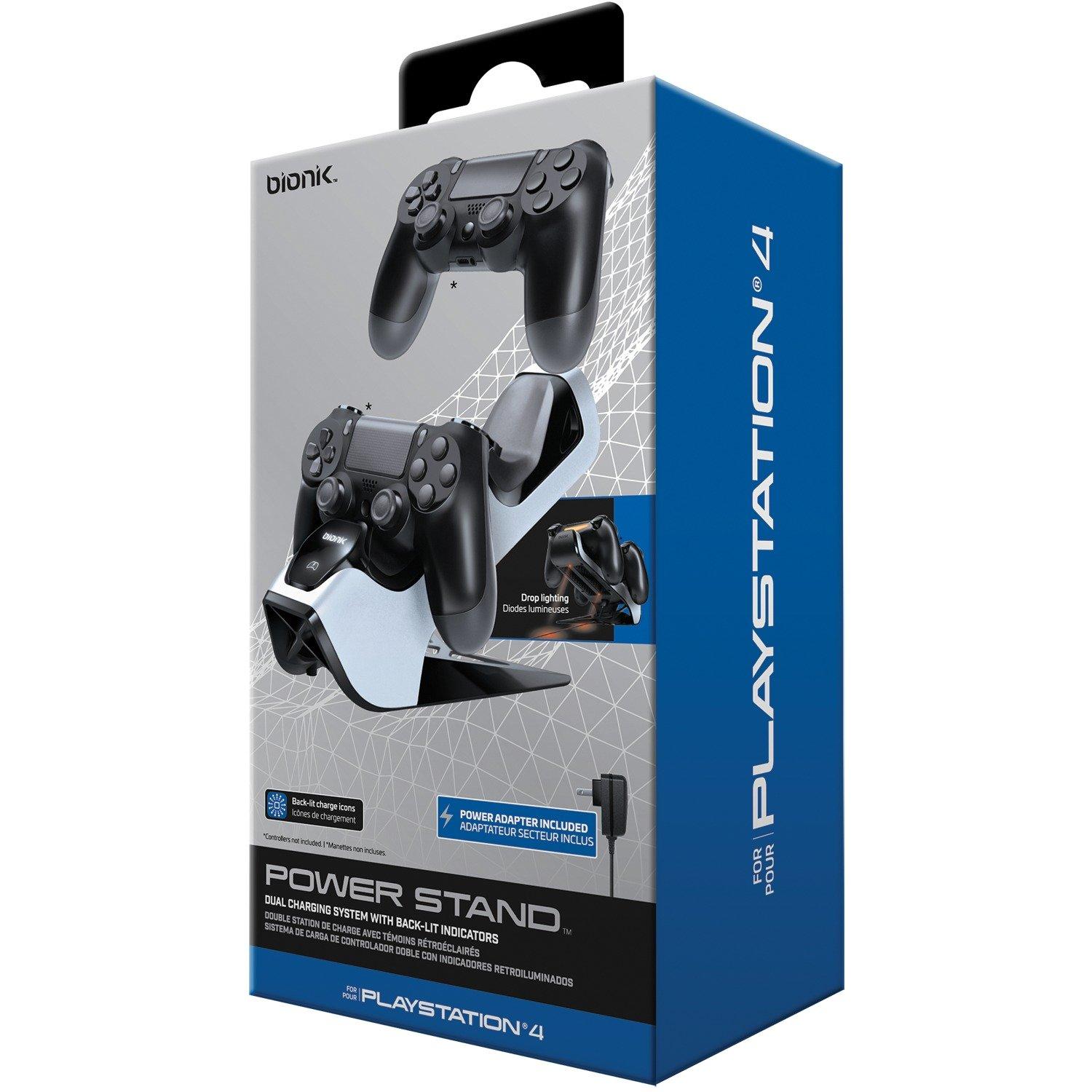 bionik Dual Controller Charging Stand for PlayStation 4