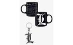 Death Note L Mug and 3D Keychain Bundle