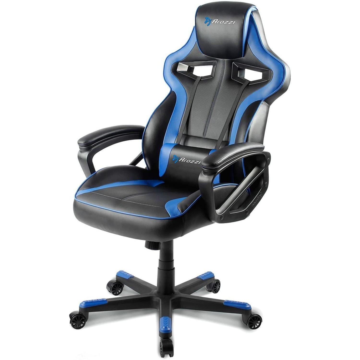 Arozzi Milano Blue Enhanced Gaming Chair GameStop