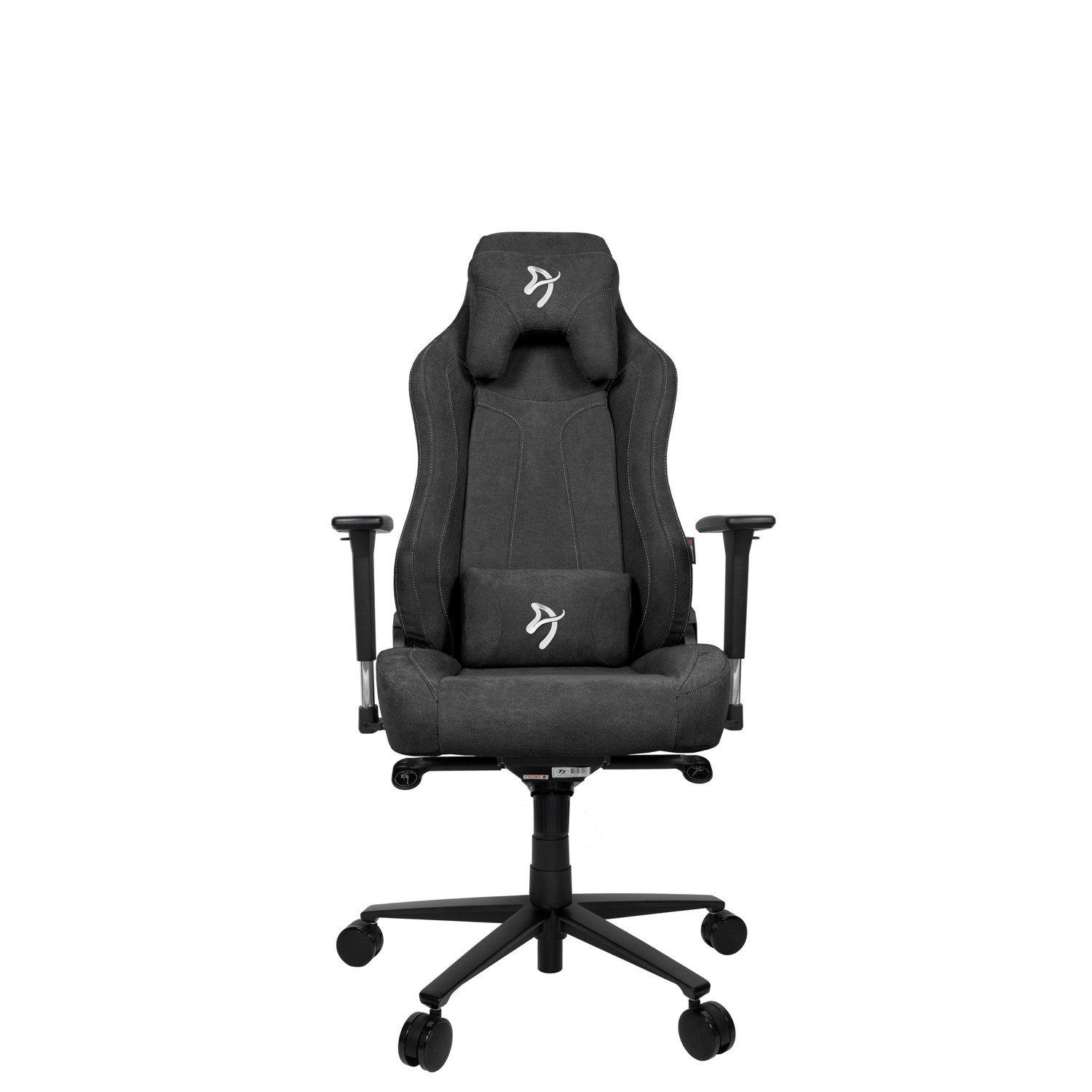 Arozzi Vernazza Dark Gray Soft Fabric Gaming Chair