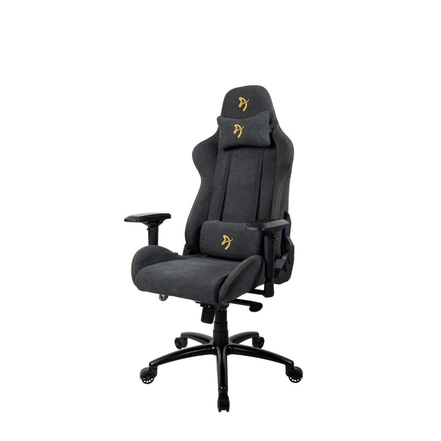 Arozzi Verona Signature Gold Soft Fabric Gaming Chair