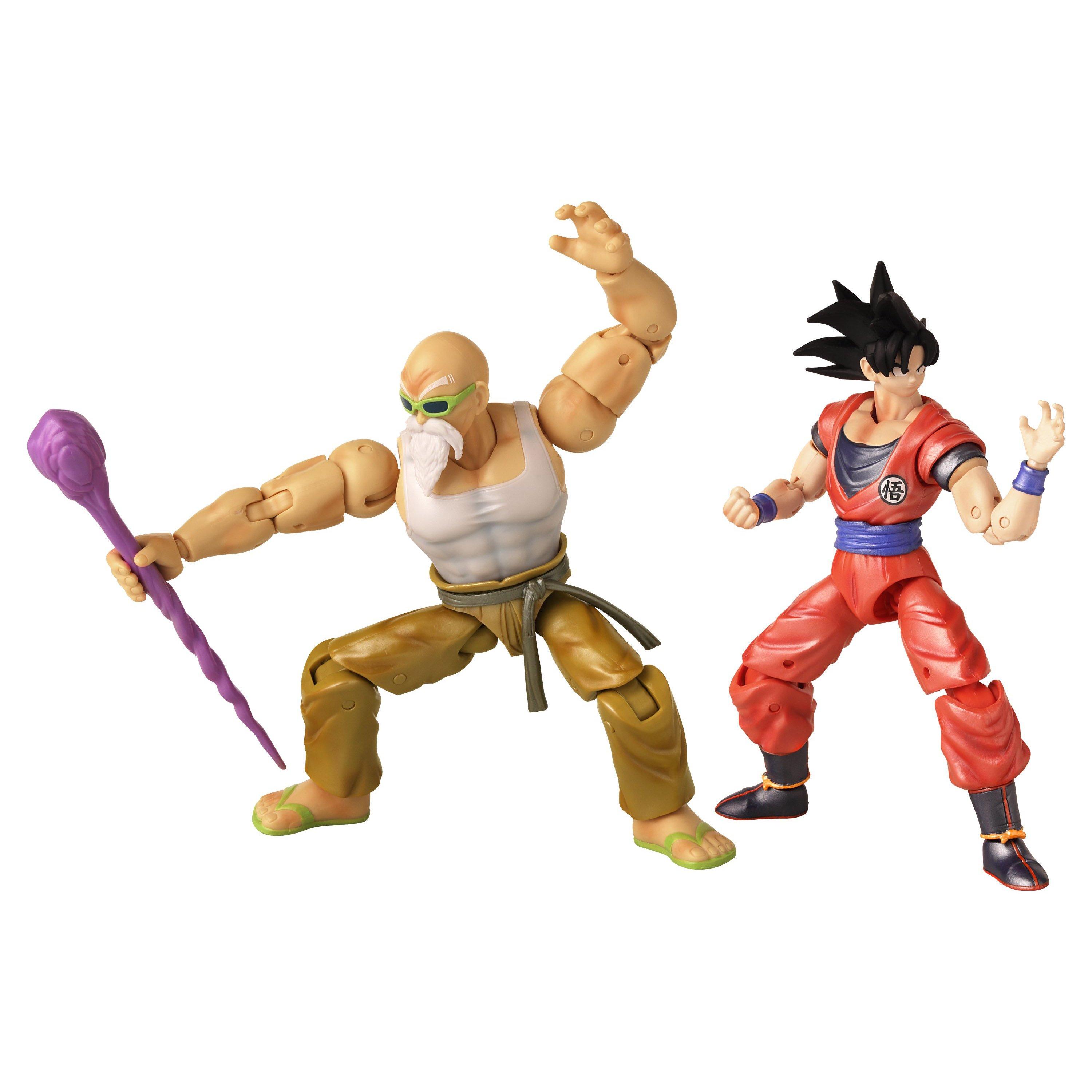 Dragon Ball Super Goku And Mutenroshi Dragon Stars Action Figures 21 Convention Exclusives Gamestop