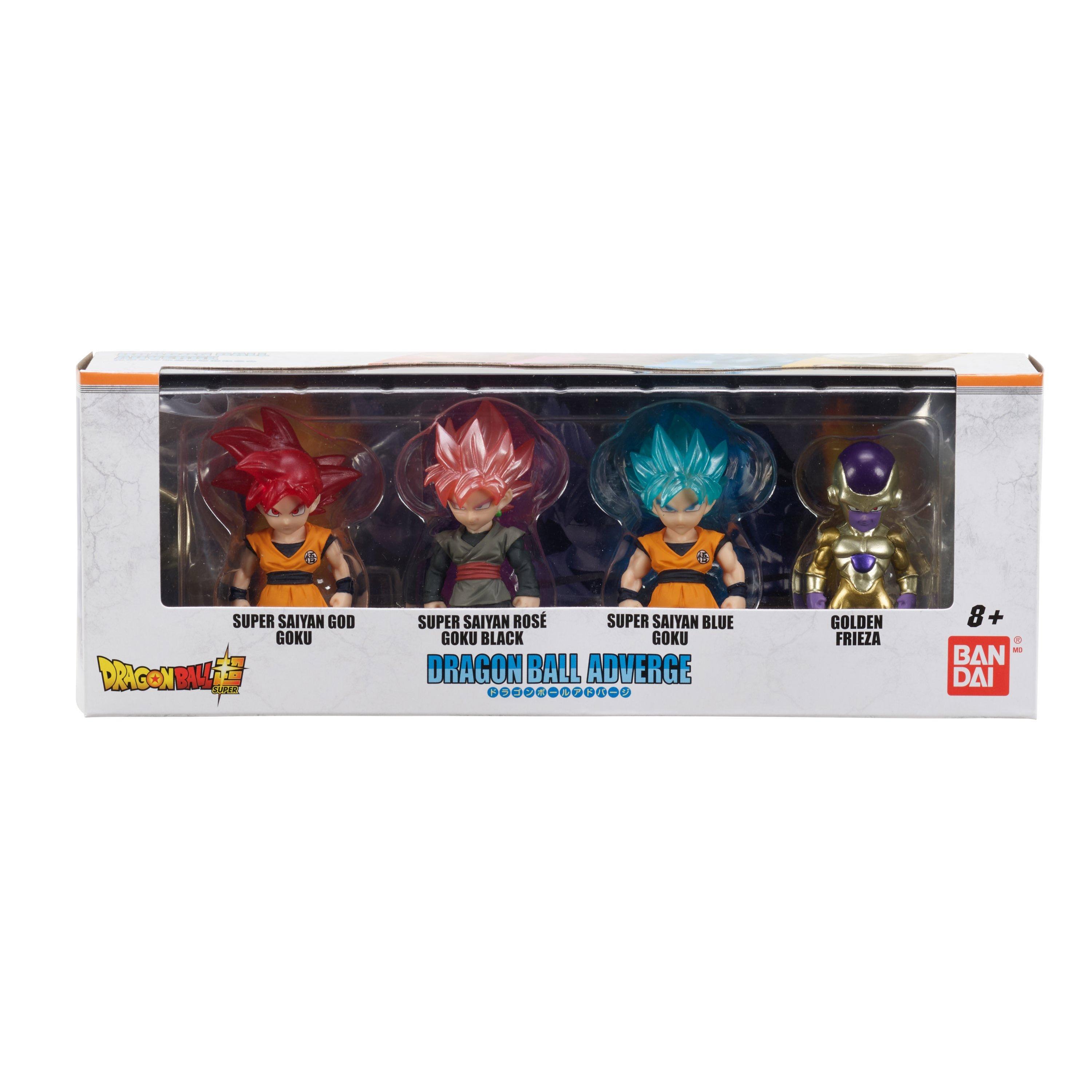 Dragon Ball Super Goku God Goku Rose Goku Blue And Golden Freiza Adverge Figure Box Set Set 1 Gamestop
