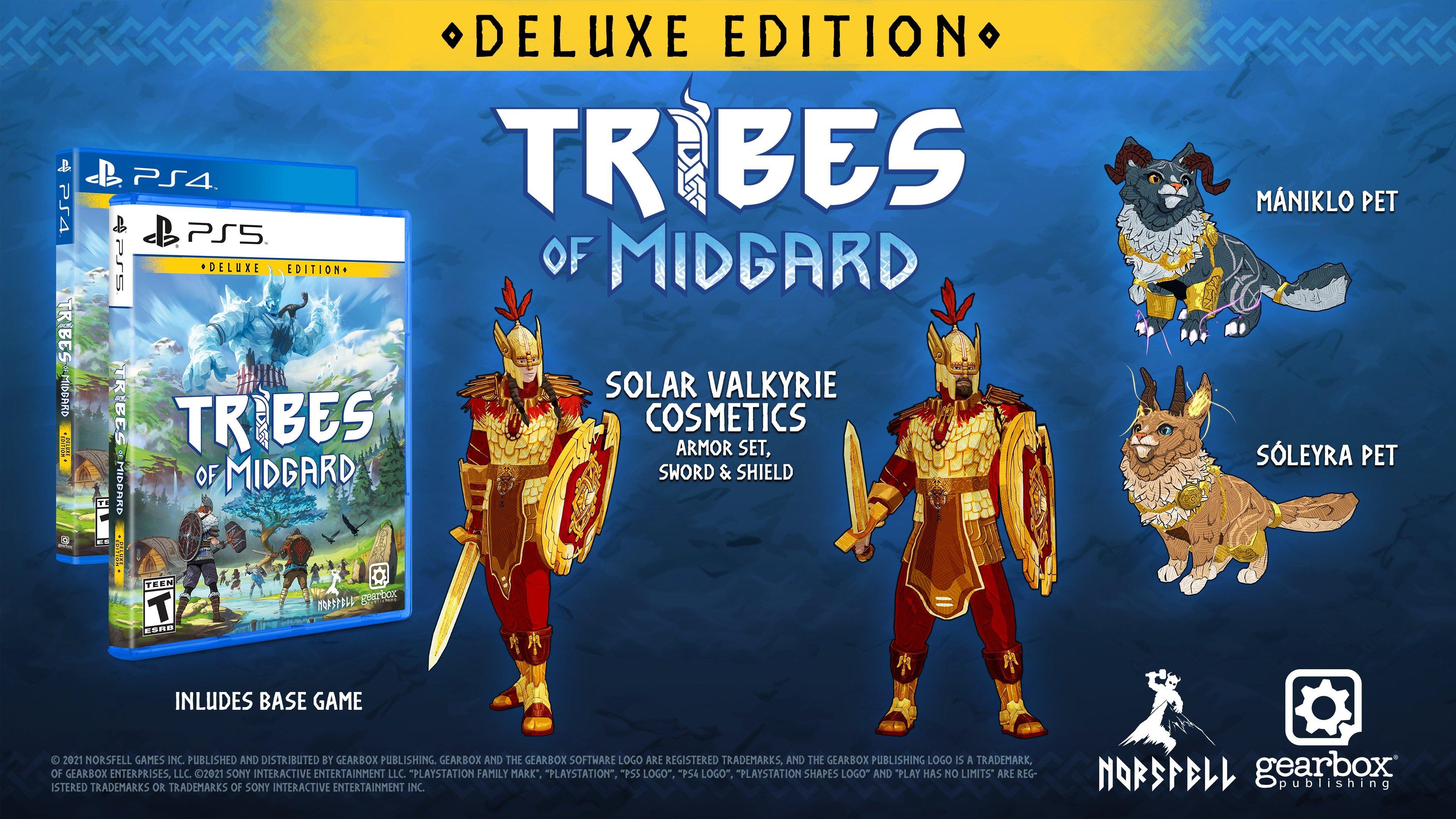 Tribes of Midgard: Deluxe Edition - PS4 - Mídia Física - VNS Games