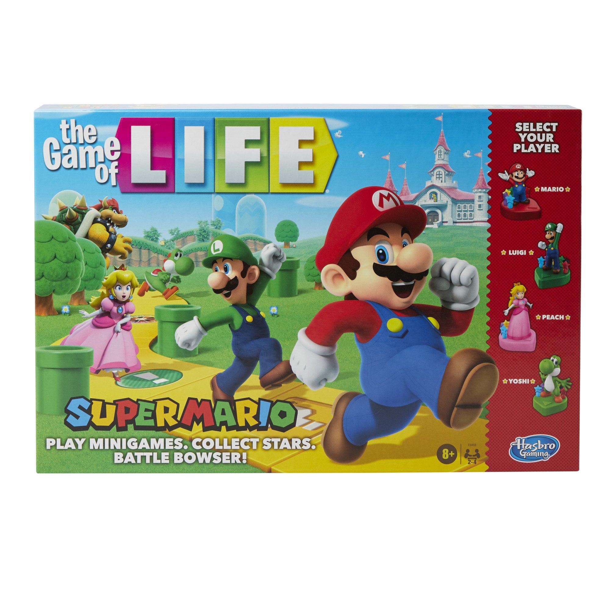 Hasbro The Game Of Life Super Mario Edition Board Game Gamestop