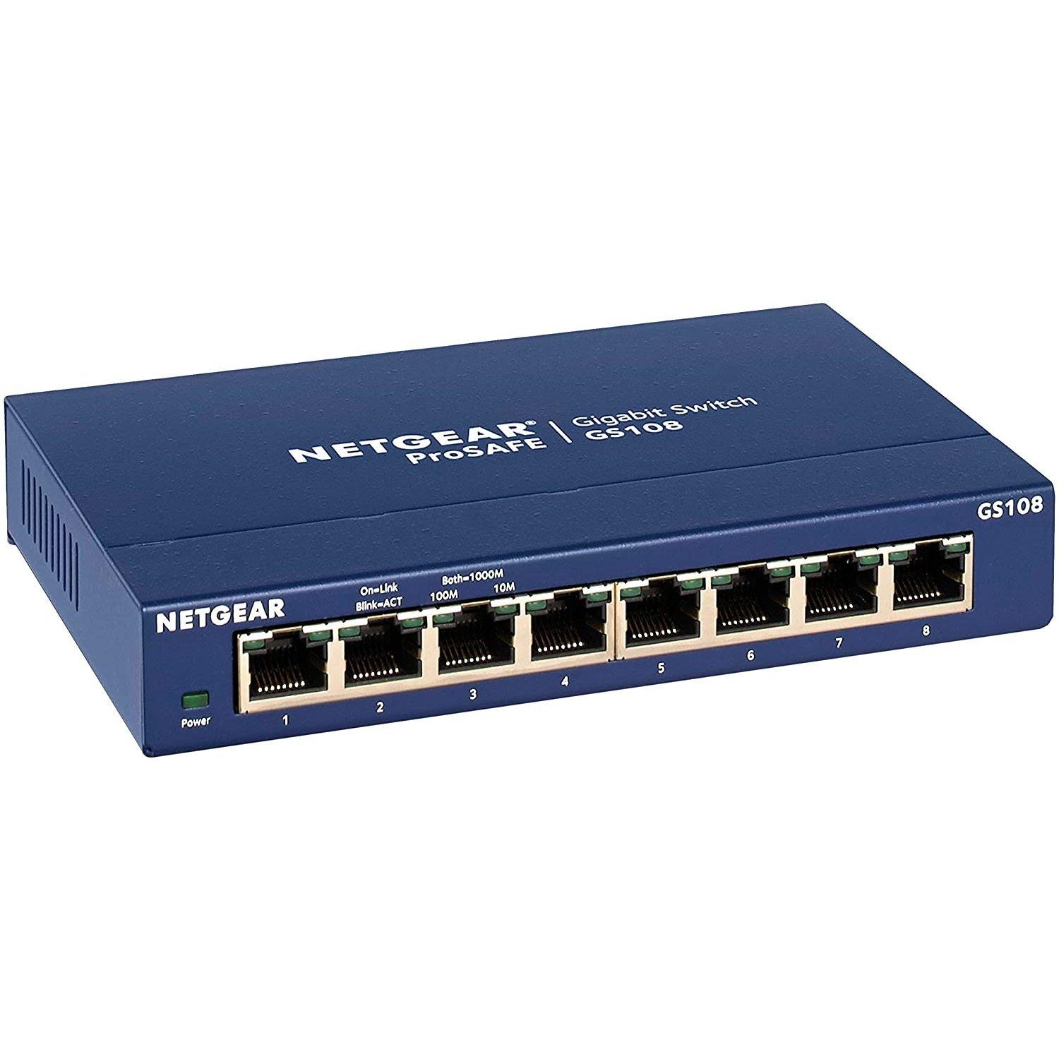 Netgear 8 Port ProSafe Gigabit Desktop Switch