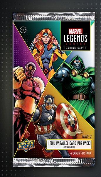 list item 1 of 1 Upper Deck Marvel Legends Series Trading Cards Wave 3 GameStop Exclusive