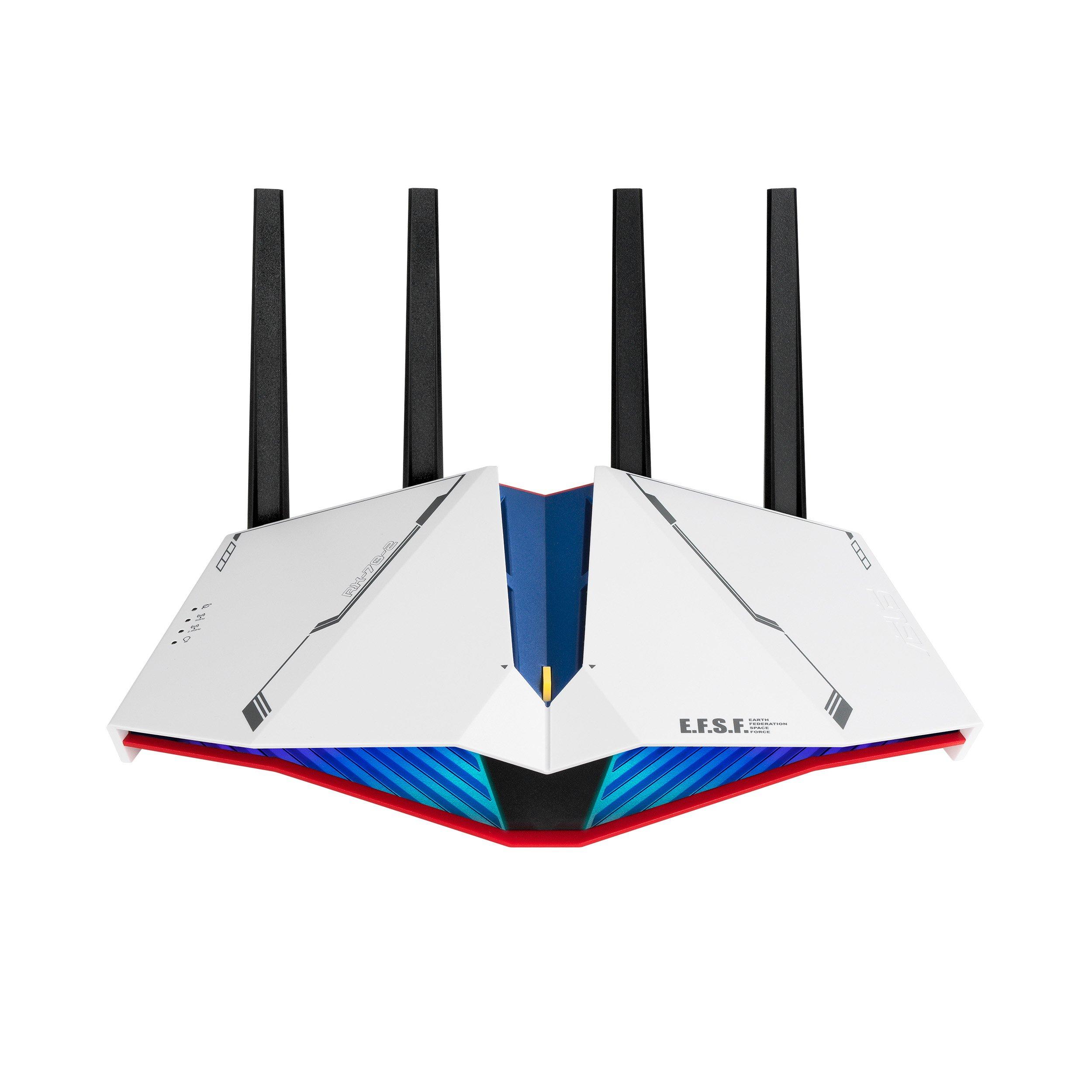 list item 1 of 7 ASUS RT-AX82U GUNDAM EDITION AX5400 Dual Band WiFi 6 Gaming Router