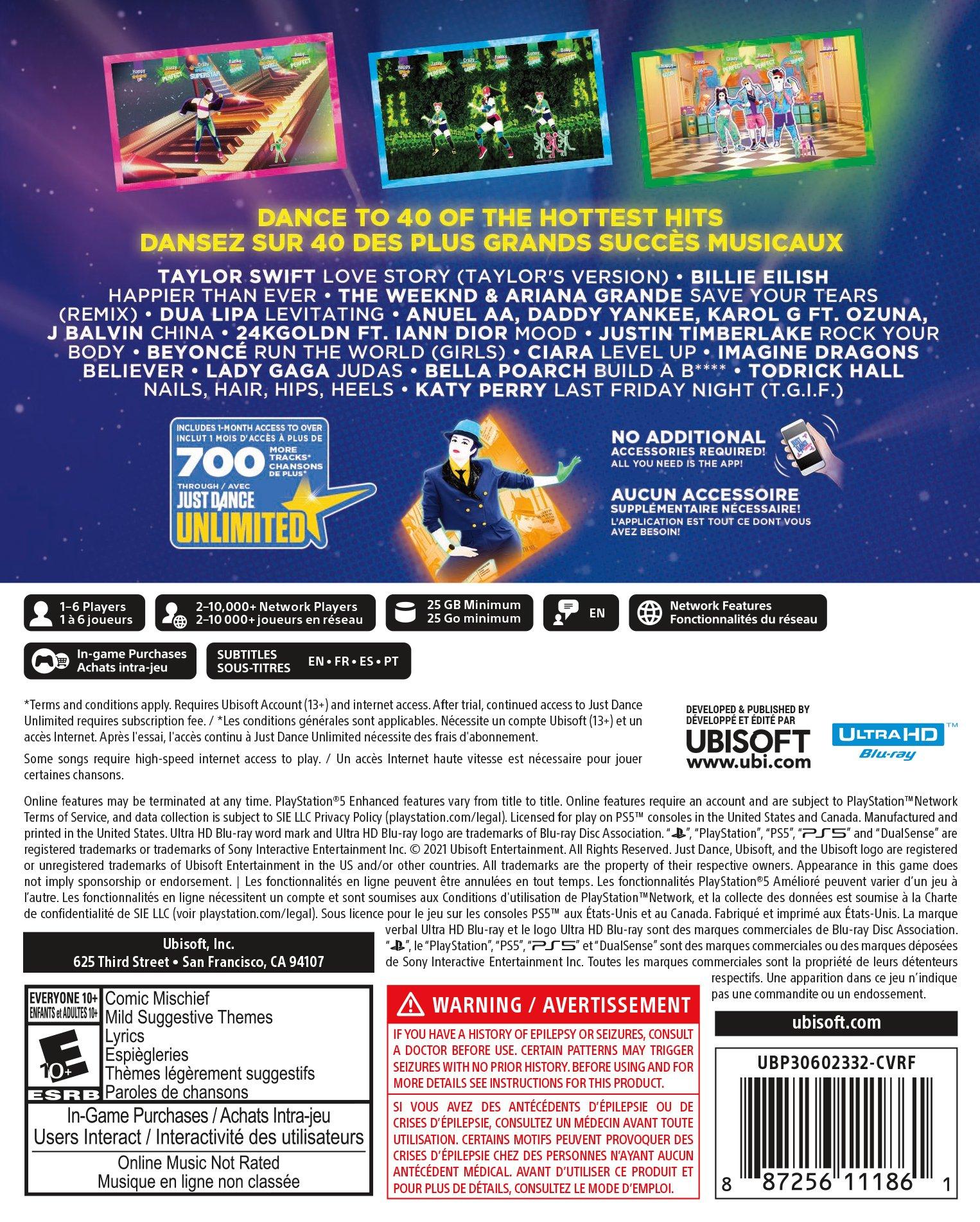 Just Dance 2023 Edition on PS5 — price history, screenshots