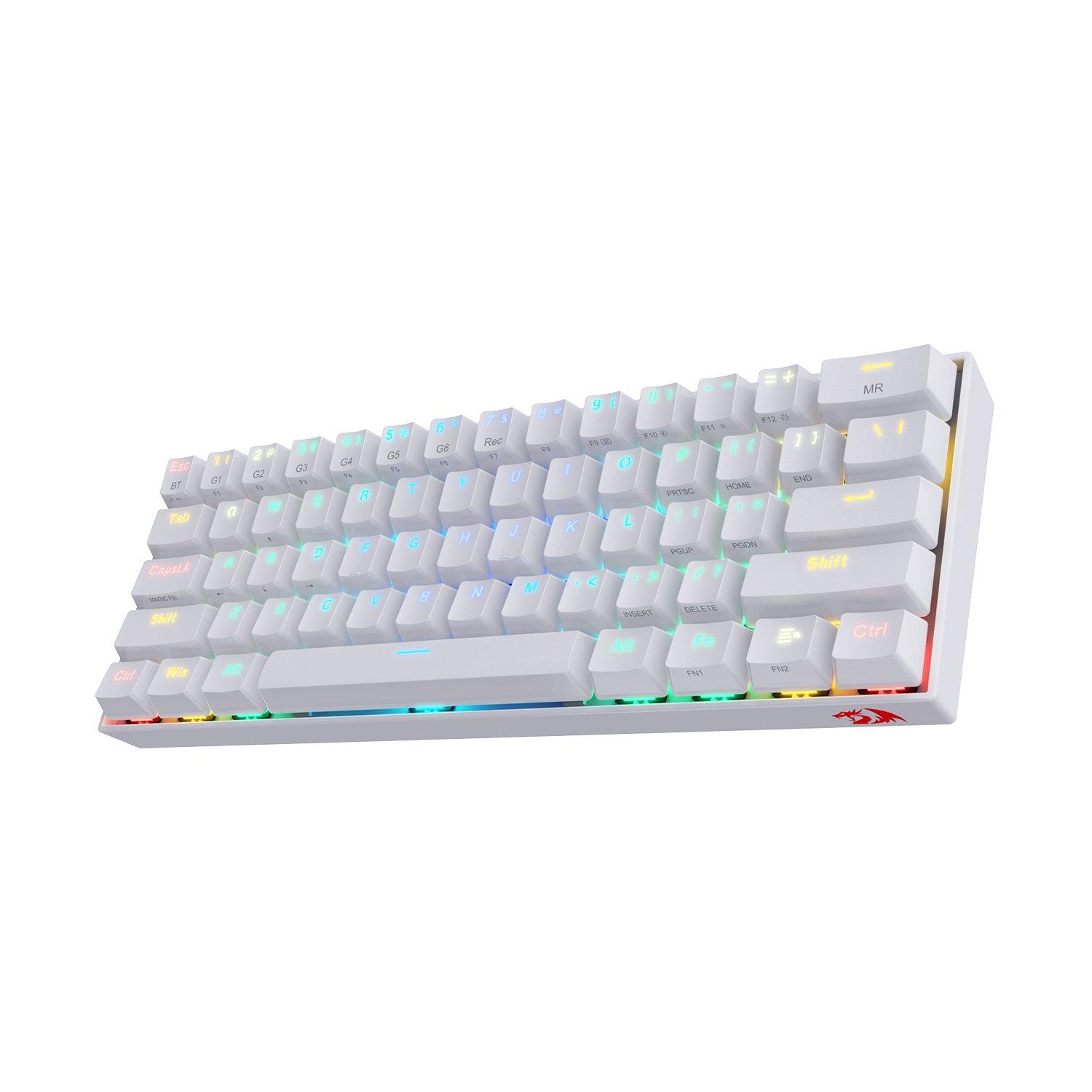 Redragon K530 60 RGB White Wireless Mechanical Keyboard