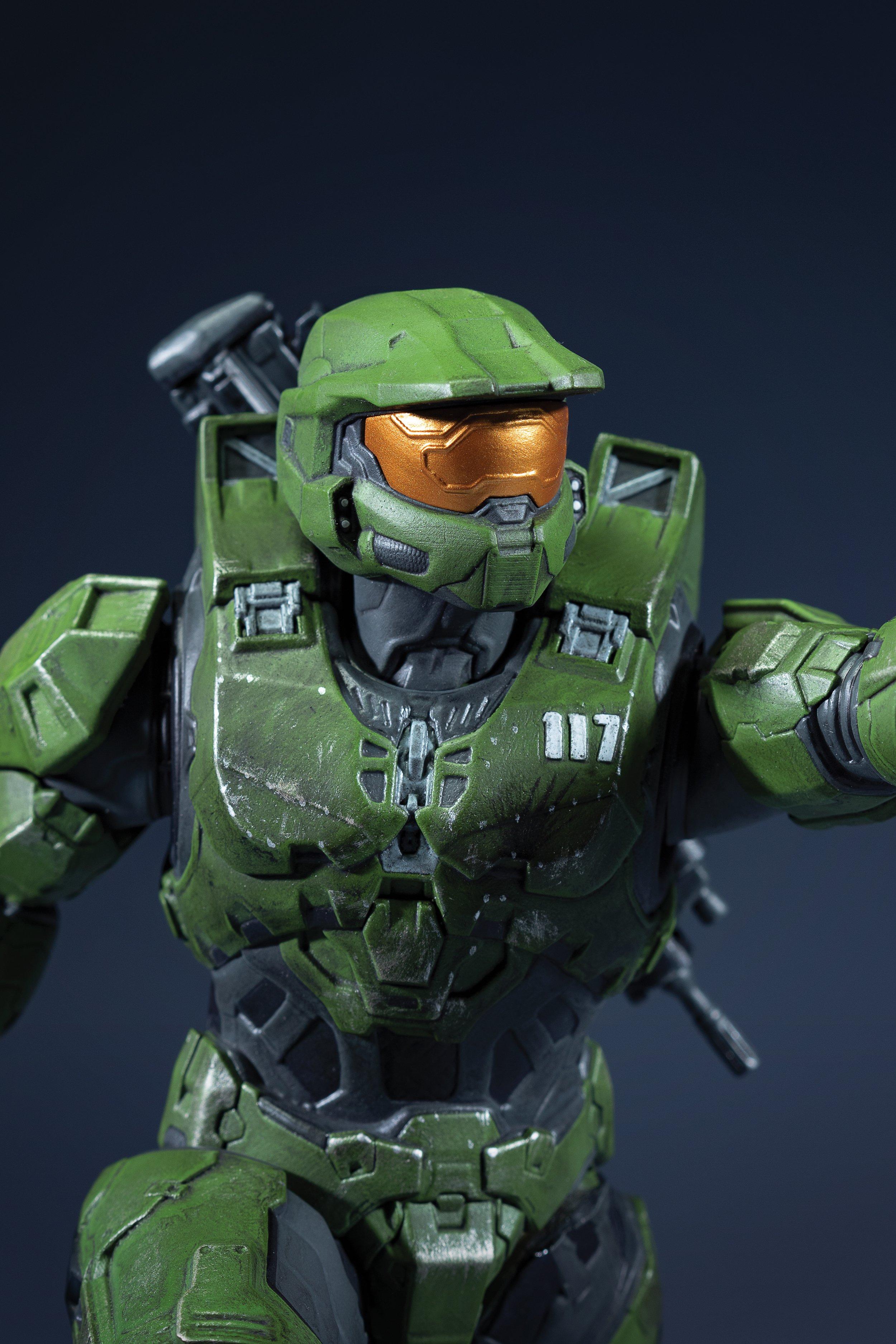 master chief dark horse statue