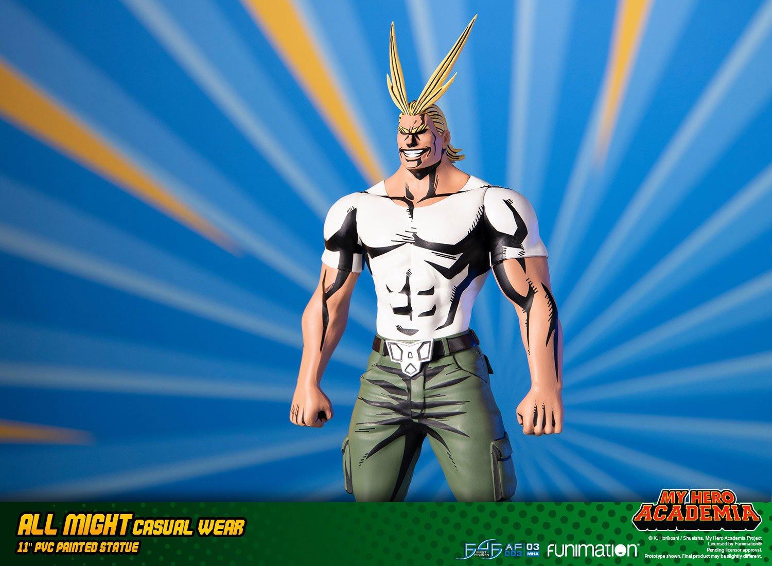 My Hero Academia All Might in Casual Wear First 4 Figures Statue with Magnetized Base