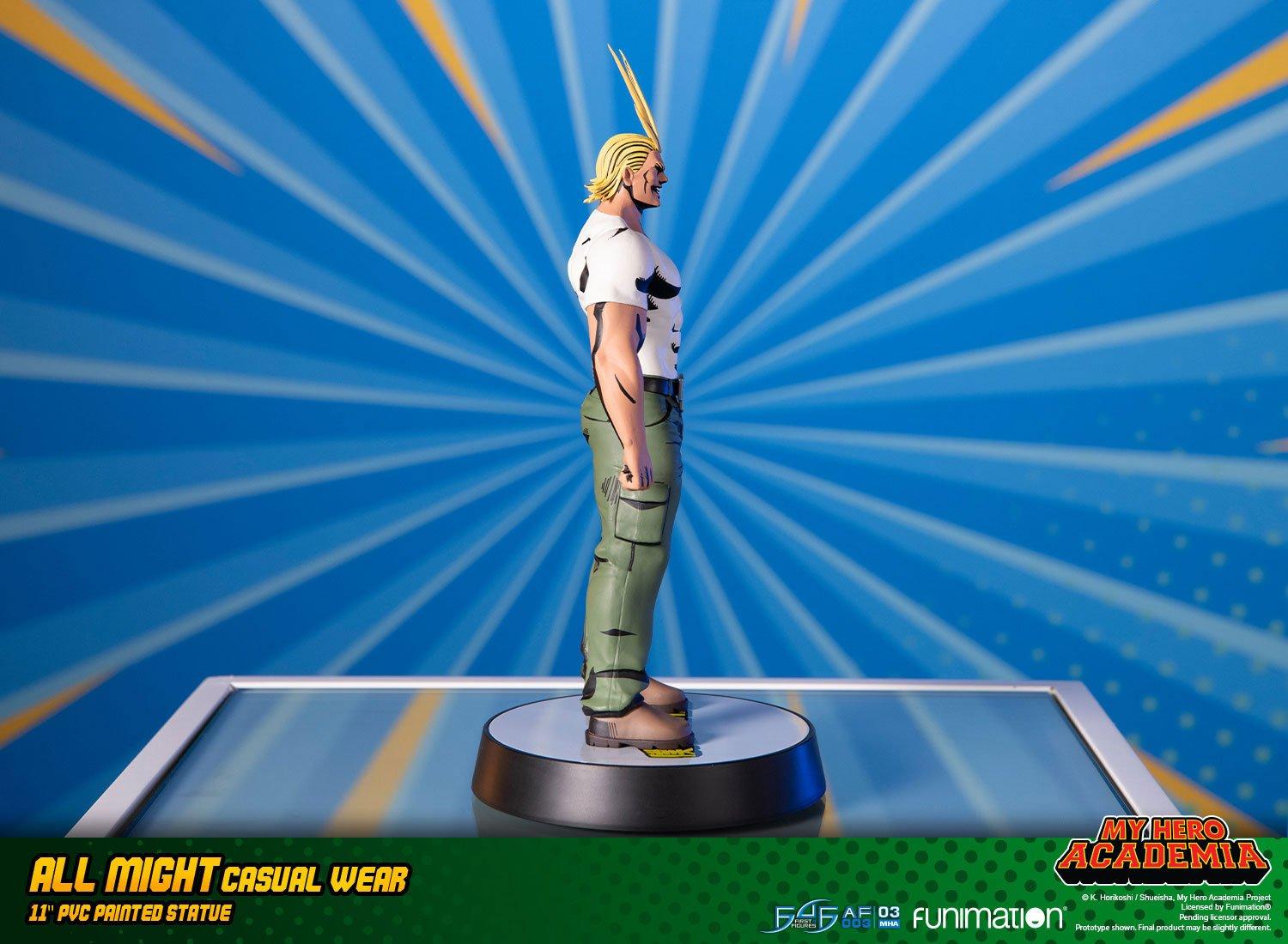 My Hero Academia All Might in Casual Wear First 4 Figures Statue with Magnetized Base