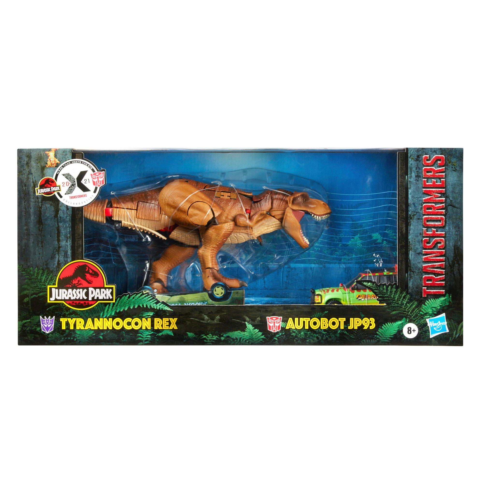 Dinosaur Toy Park Mini Figures Jurassic World Transparent Safari Dino T-Rex Set 