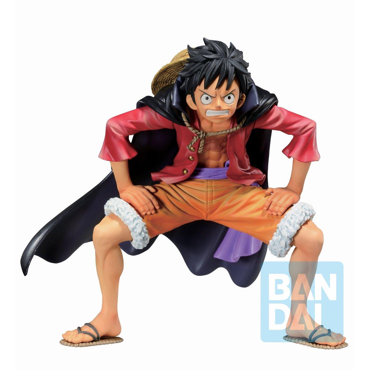 bronze luffy statue