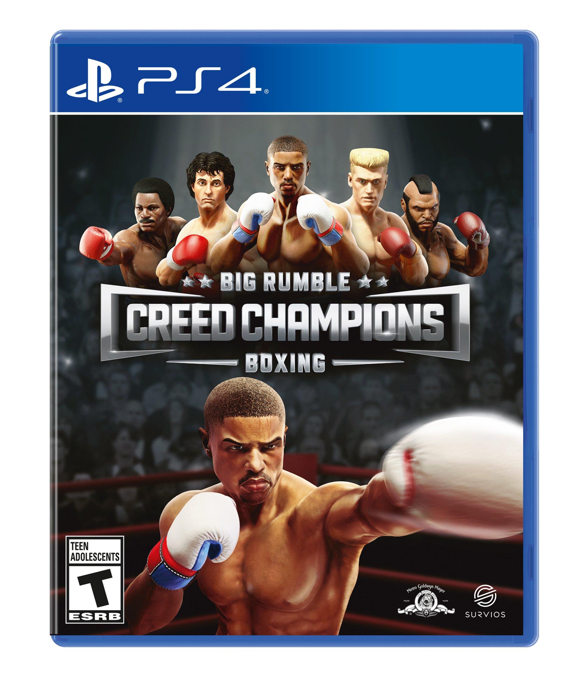 Какие игры бокс. Big Rumble Boxing: Creed Champions. Игра на ps4 игры бокс. Игра бокс для плейстейшен 4. Rumble Boxing Creed Champions.