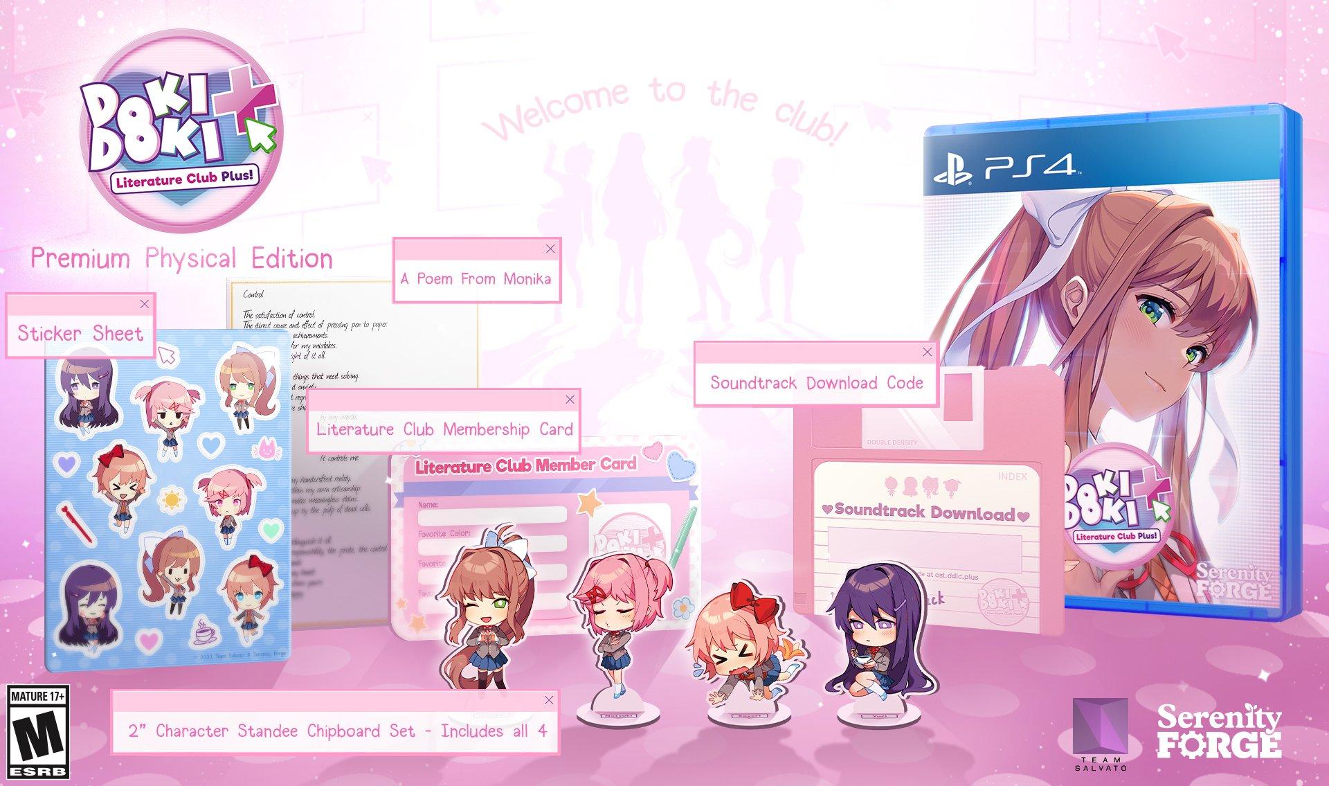 Doki Doki Literature Club Plus! Premium Physical Edition PlayStation 4 -  Best Buy