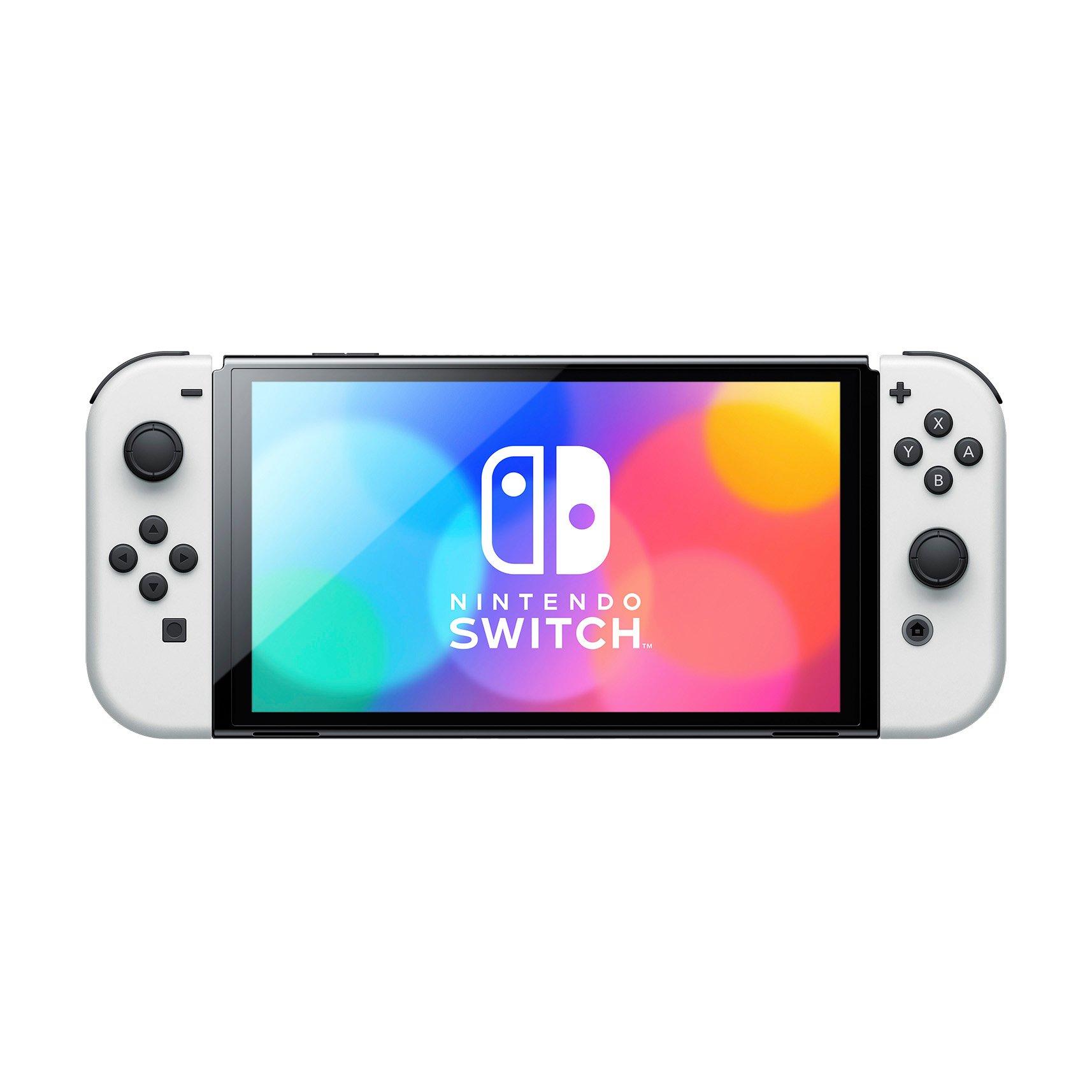 Mayo cobre nieve Nintendo Switch OLED Console with White Joy-Con | GameStop