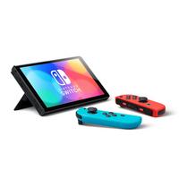 list item 3 of 5 Nintendo Switch OLED Console Blue and Red Joy-Con
