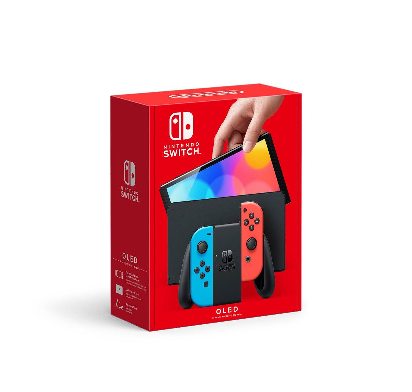 Nintendo Switch OLED Console with White Joy-Con