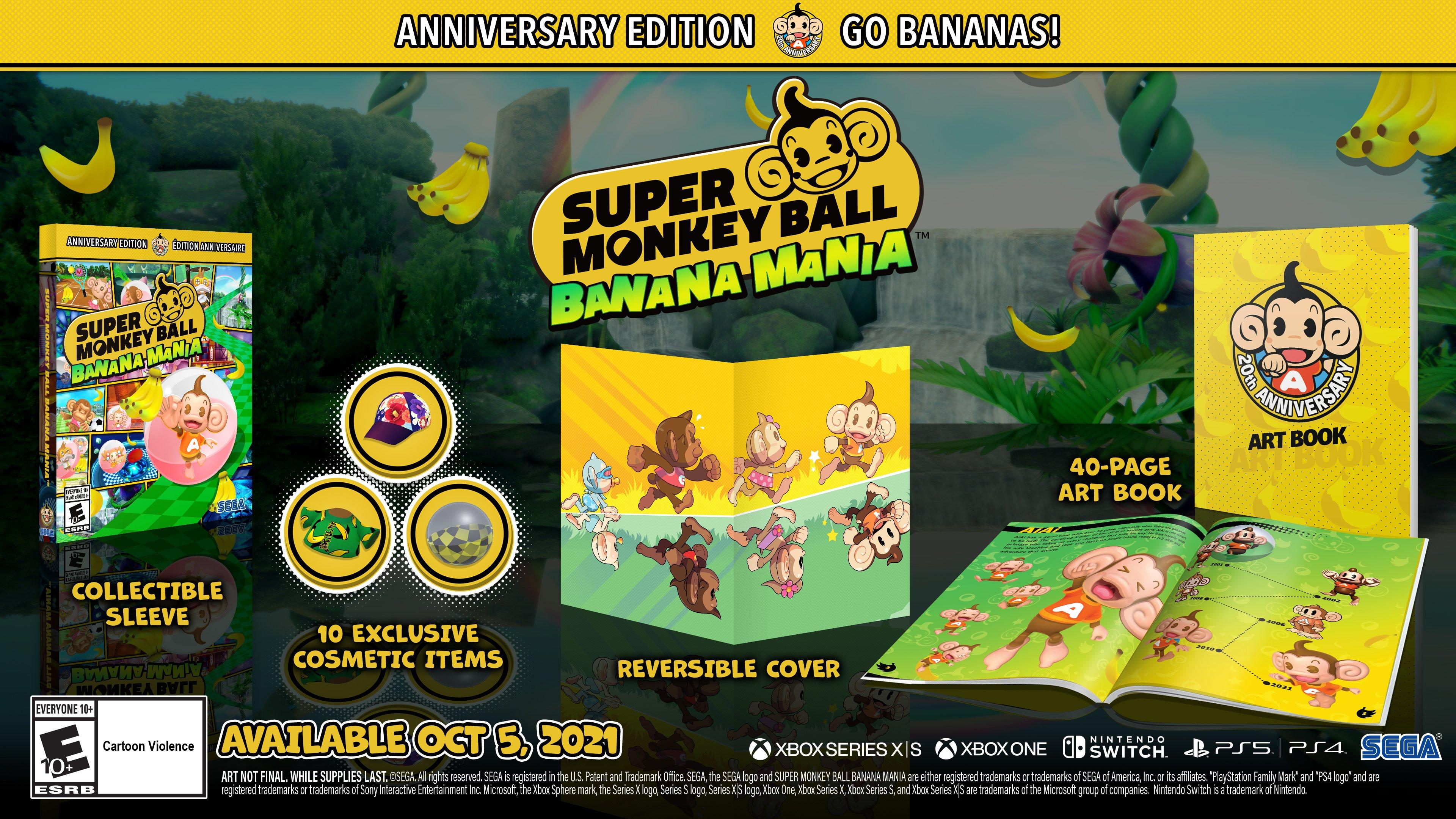Super Monkey Ball: Banana Mania Anniversary Edition - PlayStation 5