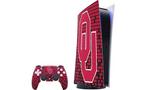 Skinit Oklahoma University Sooners Red Digital Pixels Skin Bundle for PlayStation 5 Digital Edition
