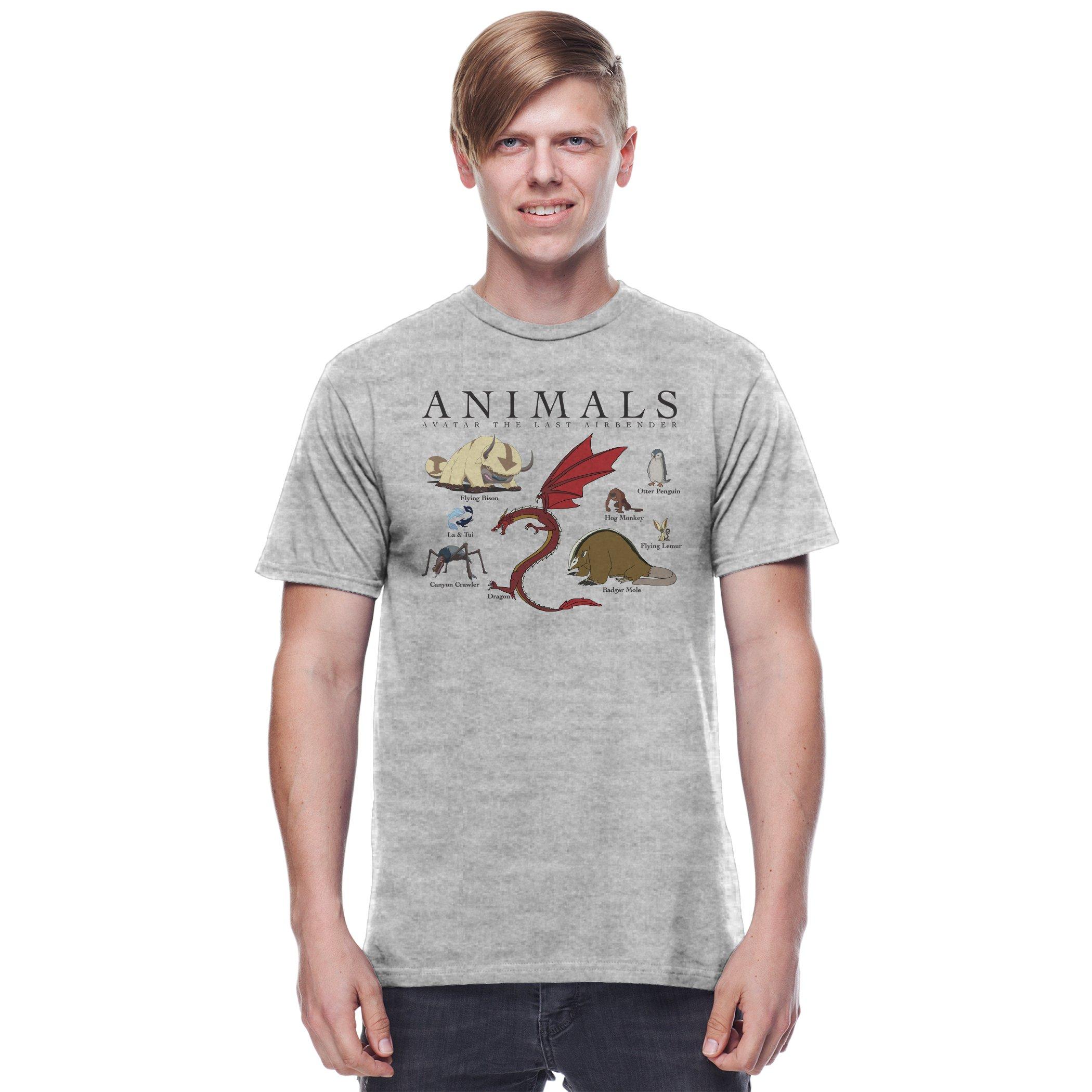 Avatar: The Last Airbender Animals Mens T-Shirt
