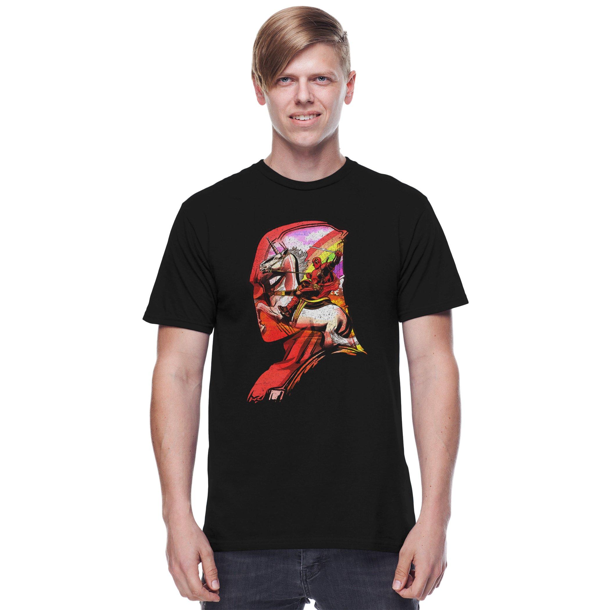 Deadpool Inside My Head Mens T-Shirt
