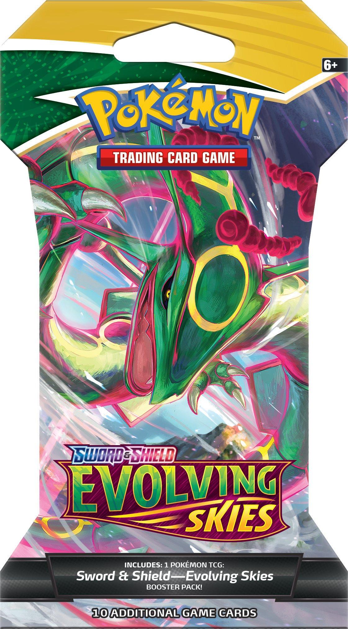Pokemon Trading Card Game Sword and Shield Evolving Skies Sleeved Booster