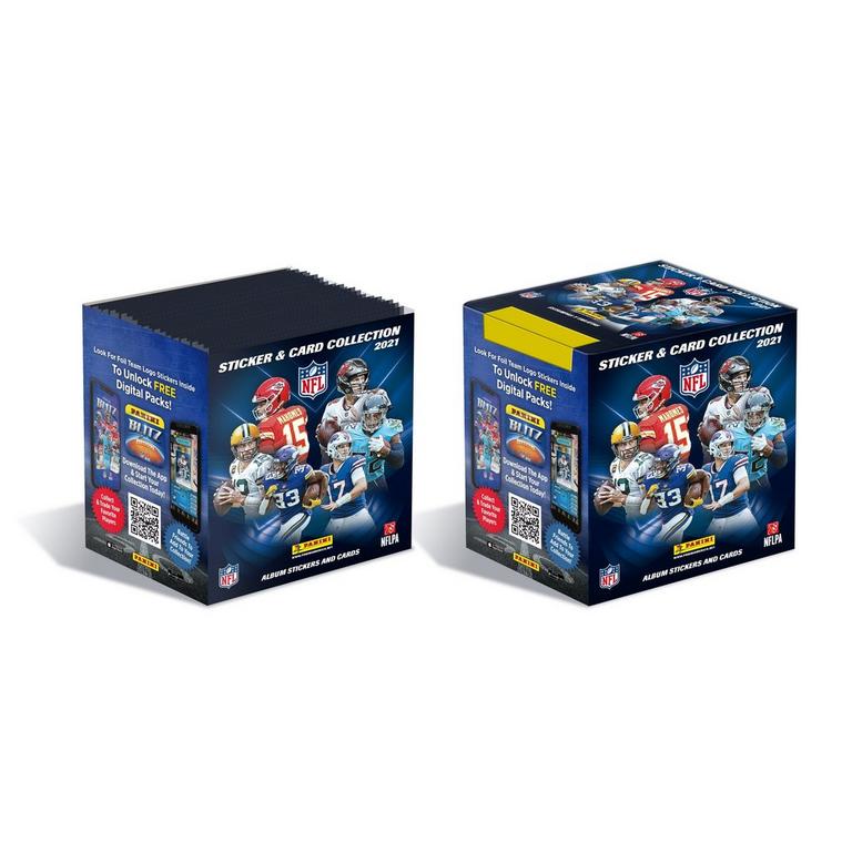 2021 Panini NFL Football Hybrid Sticker Pack Box
