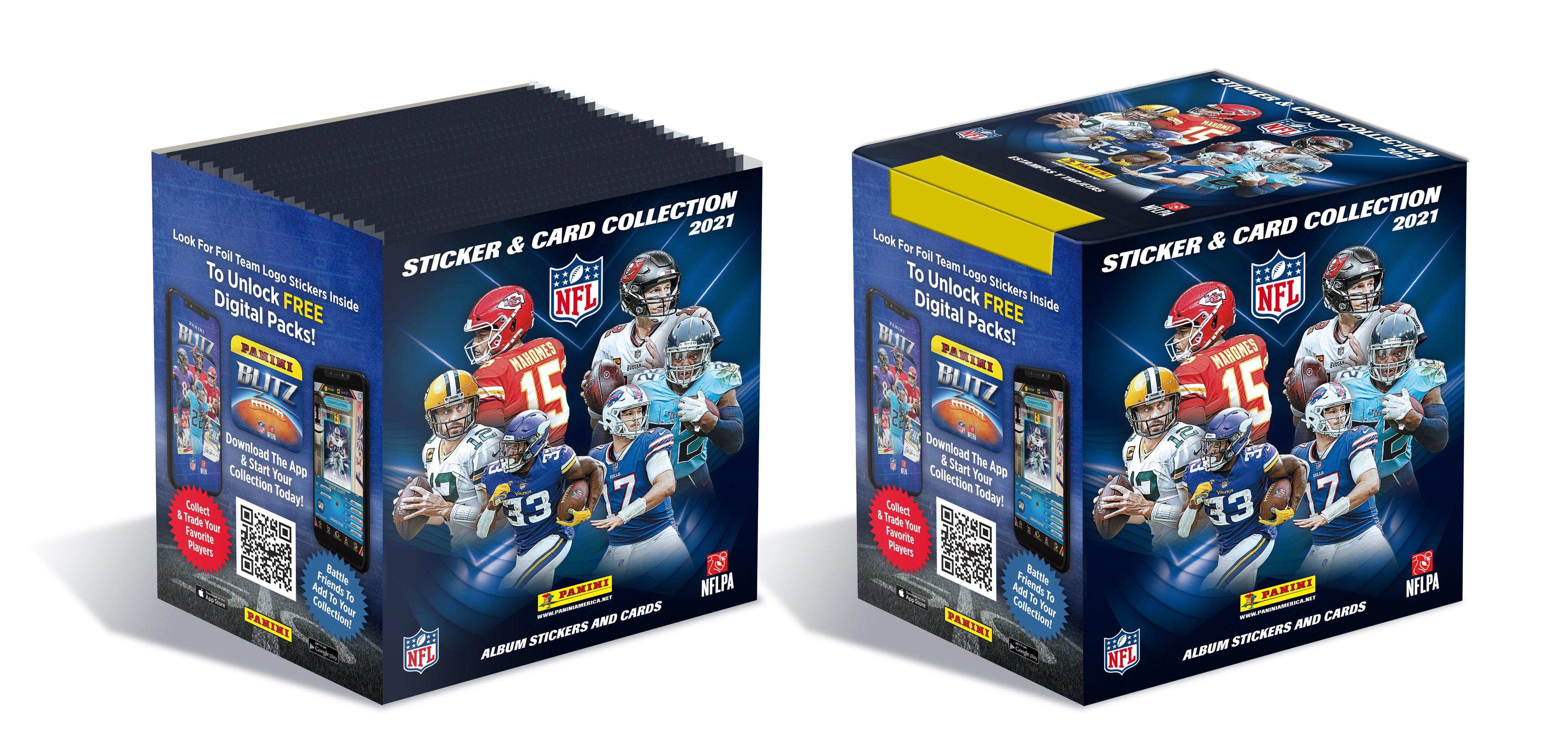 2021 NFL STICKER COLLECTION - 20-PACK