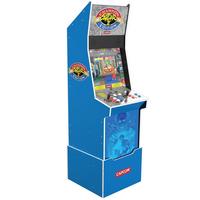 list item 3 of 8 Street Fighter II Champion Edition Big Blue Arcade Cabinet with Riser