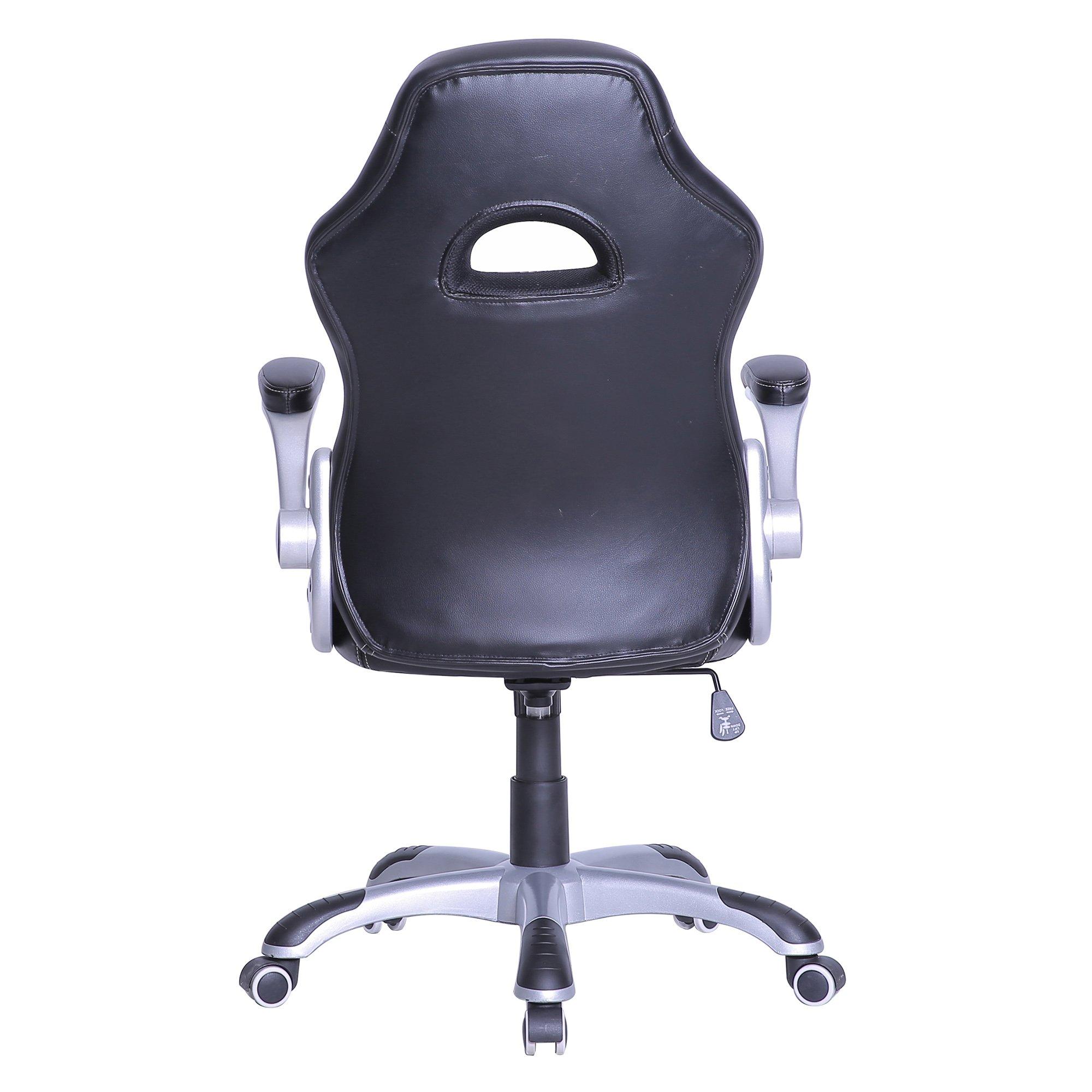 TygerClaw Executive HighBack PU Black and Red Leather Gaming Chair