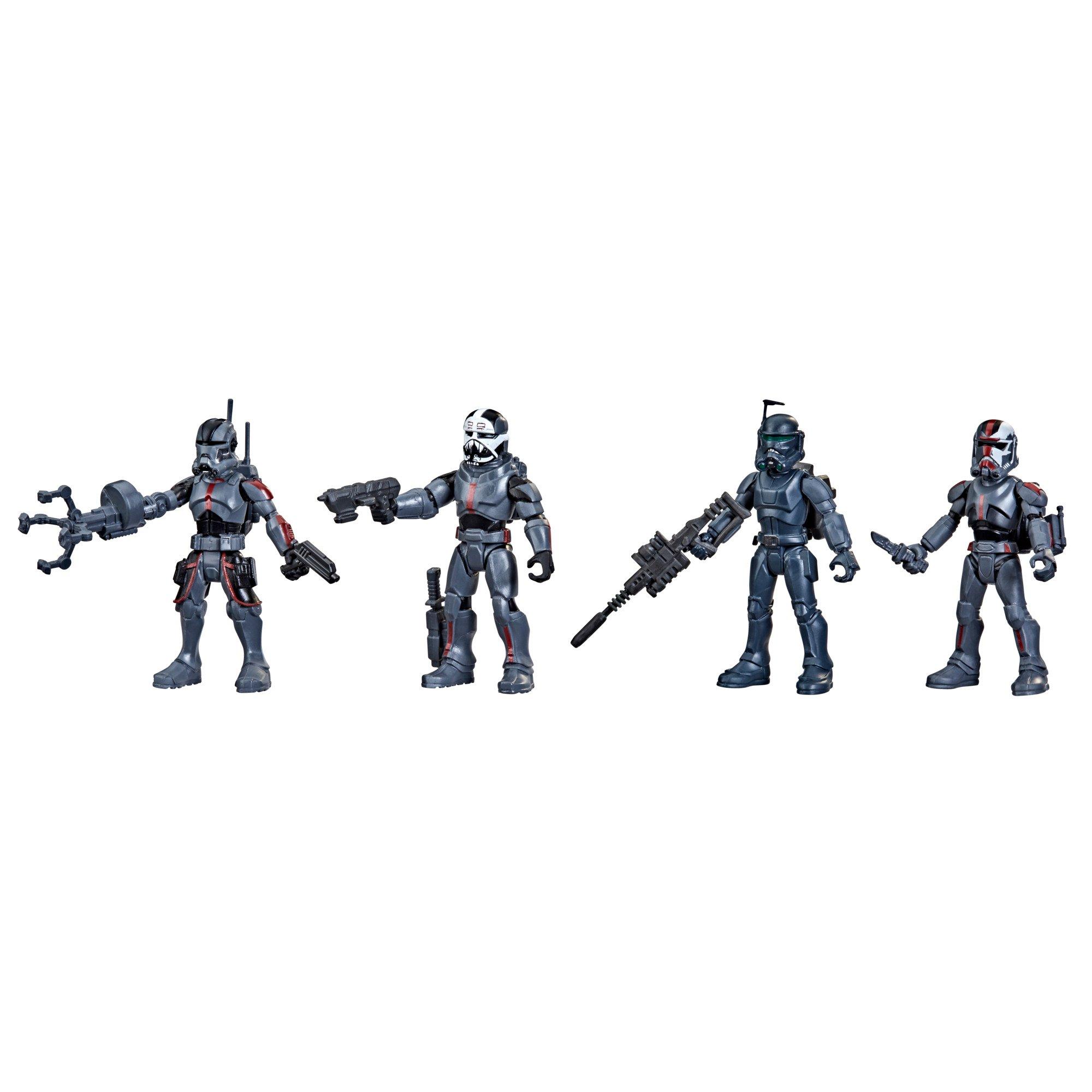 Hasbro Star Wars Fleet Bad Batch Clone Commando Clash Pack 2.5-In Figures |