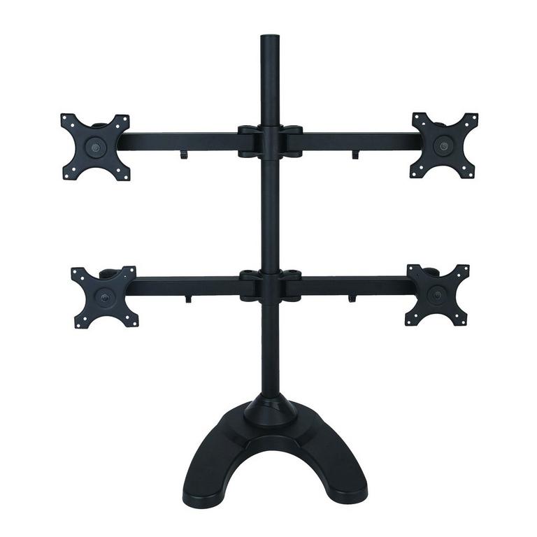 TygerClaw Standing Desk Mount for Four Monitors 13 in to 24 in Up to 17 lbs (GameStop)