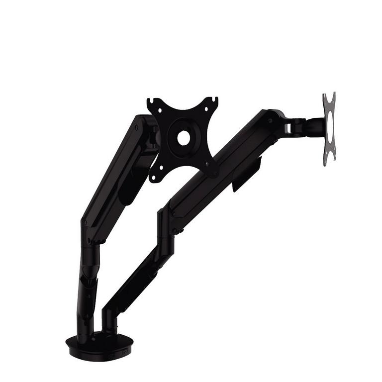 TygerClaw 17-in to 30-in Double Extending Gas Spring Arms Monitor Desk Mount (GameStop)