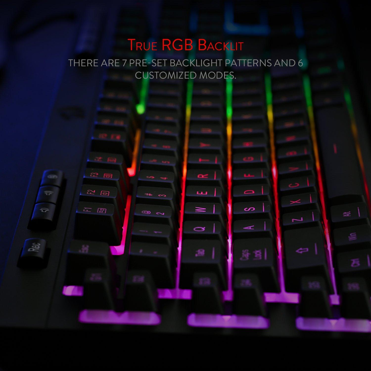 Redragon K512 Shiva RGB Backlight Membrane Gaming Keyboard