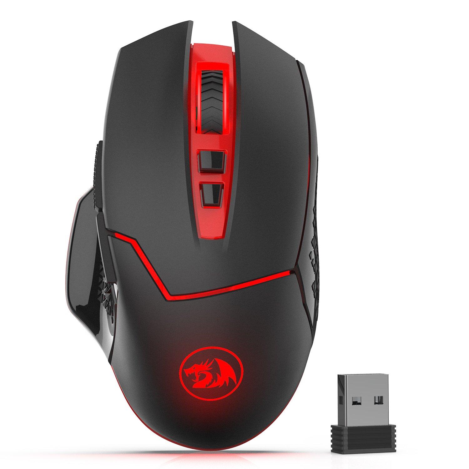 Redragon M6901 Adjustable DPI Ergonomic Wireless Gaming Mouse