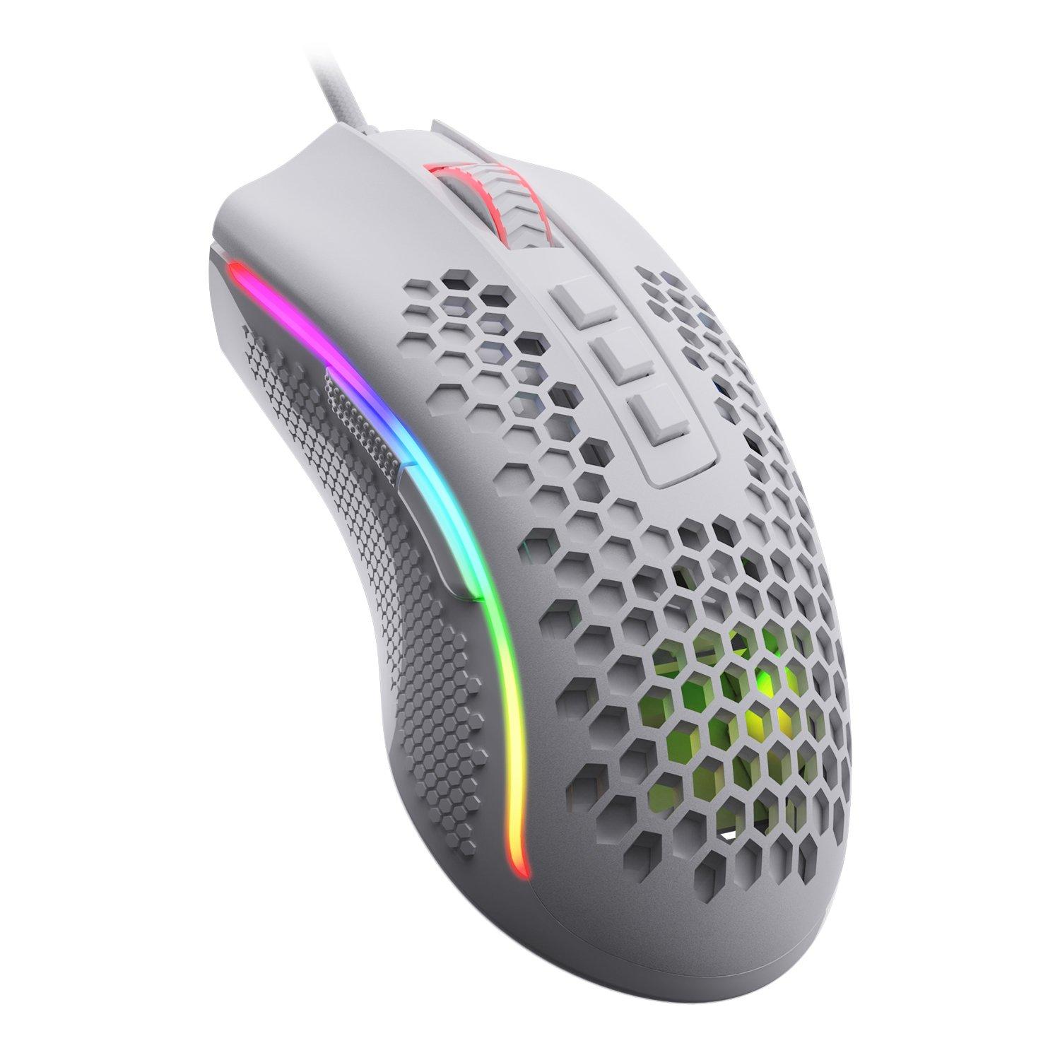 Redragon M808 Storm Lightweight Honeycomb Shell RGB Gaming Mouse