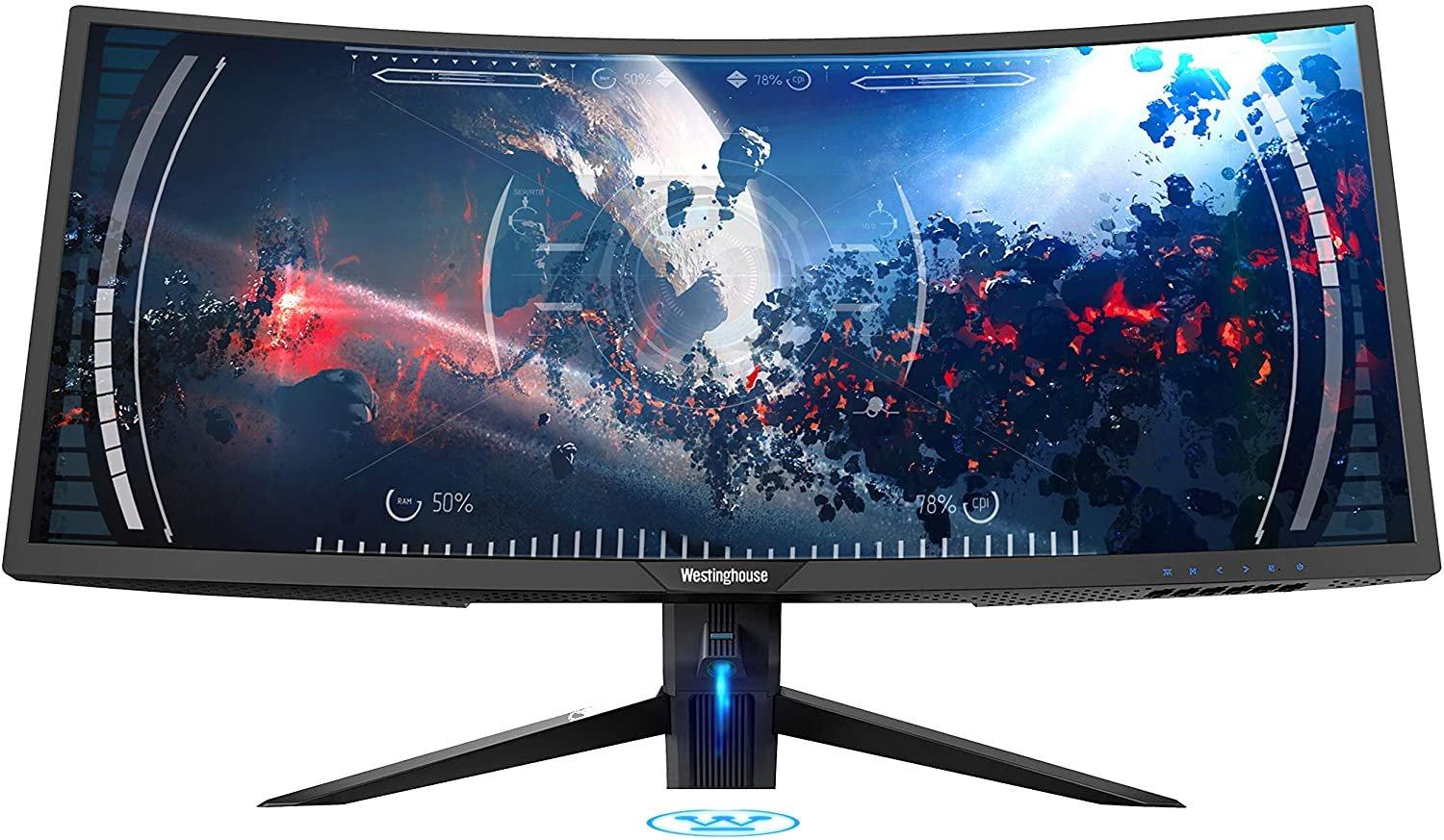 Westinghouse Ultra Wide Quad High Definition AMD FreeSync Curved Gaming