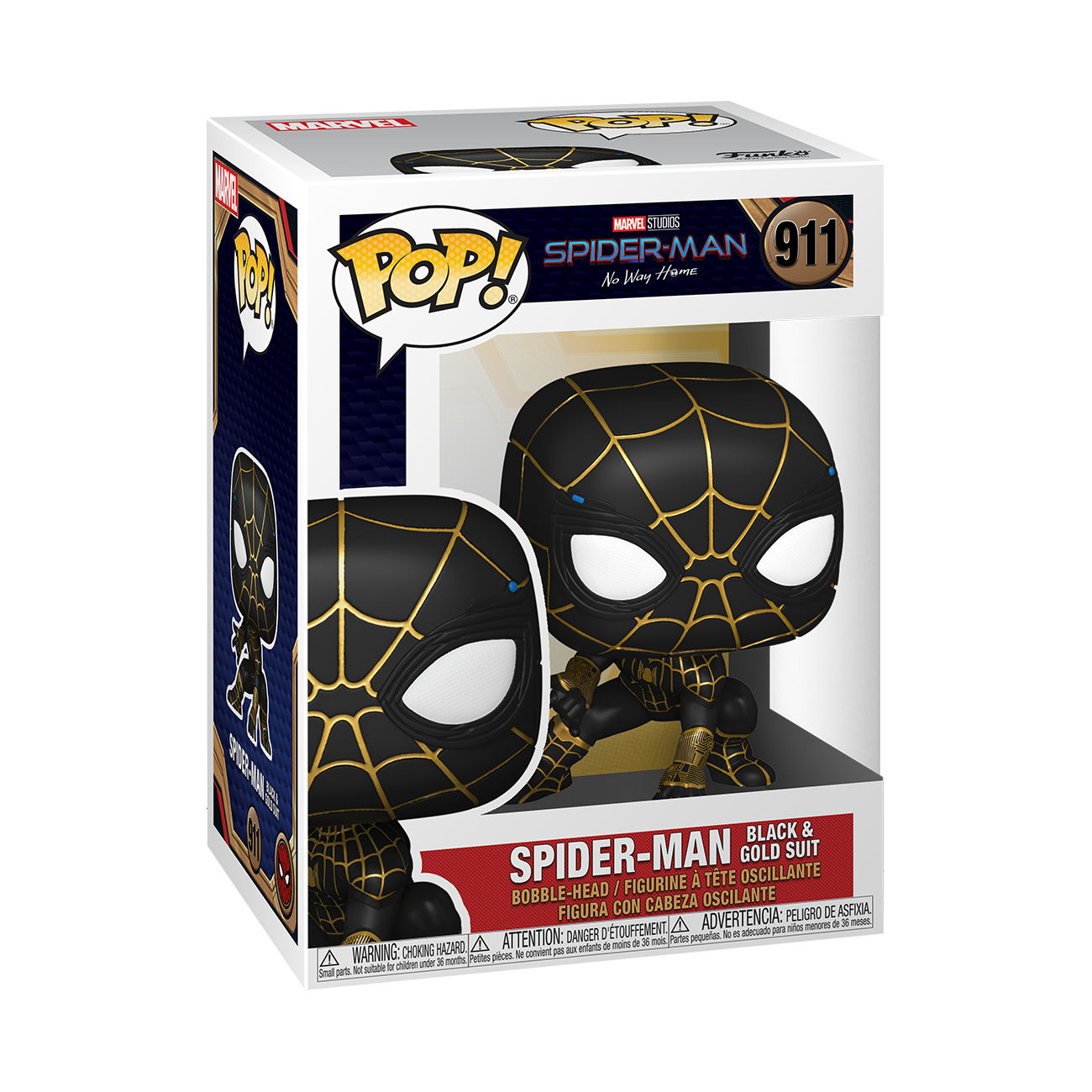 golden spider man funko pop