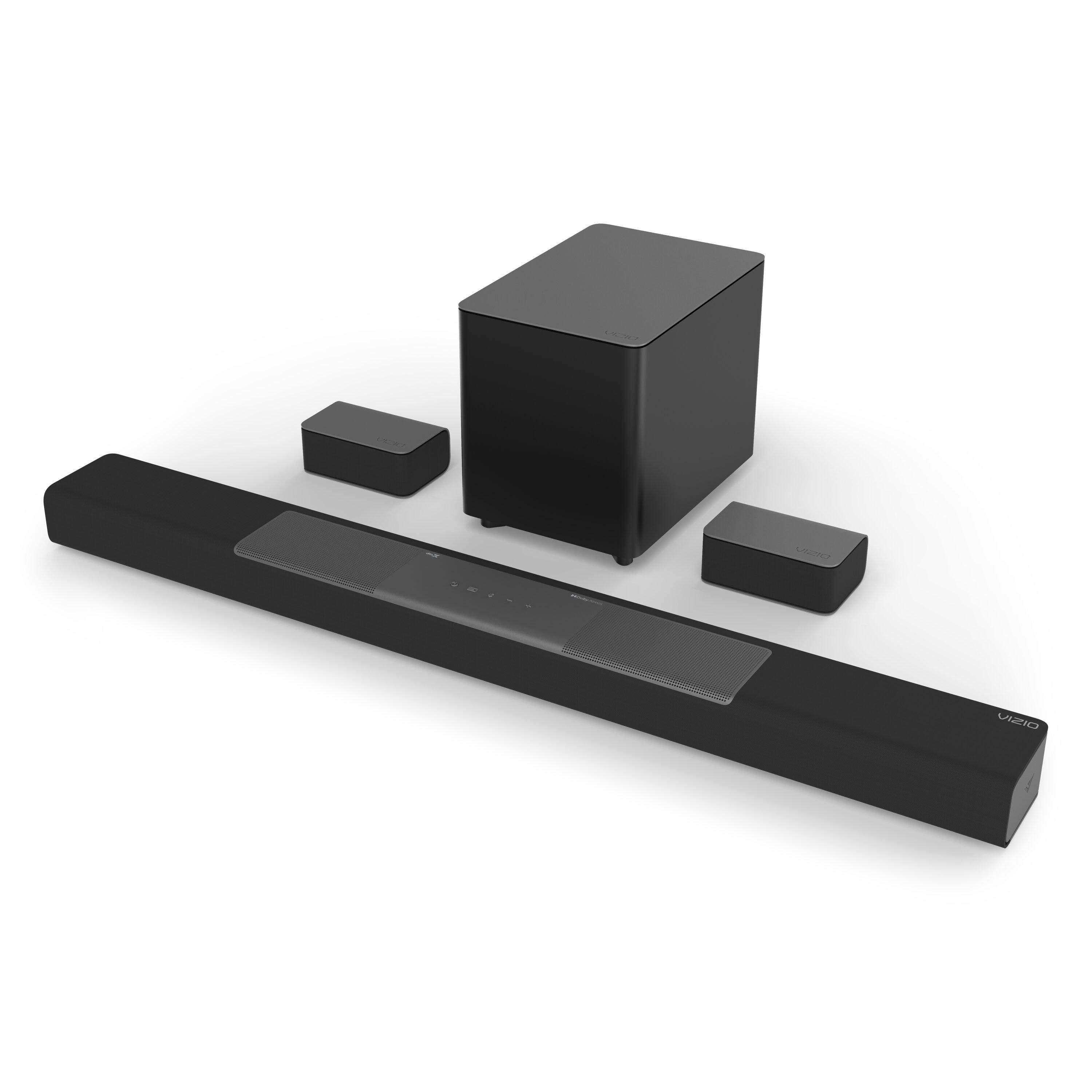 VIZIO M-Series 5.1.2 Sound Bar and Home Theater Sound System with Dolby Atmos and DTSX Black M512A-H6