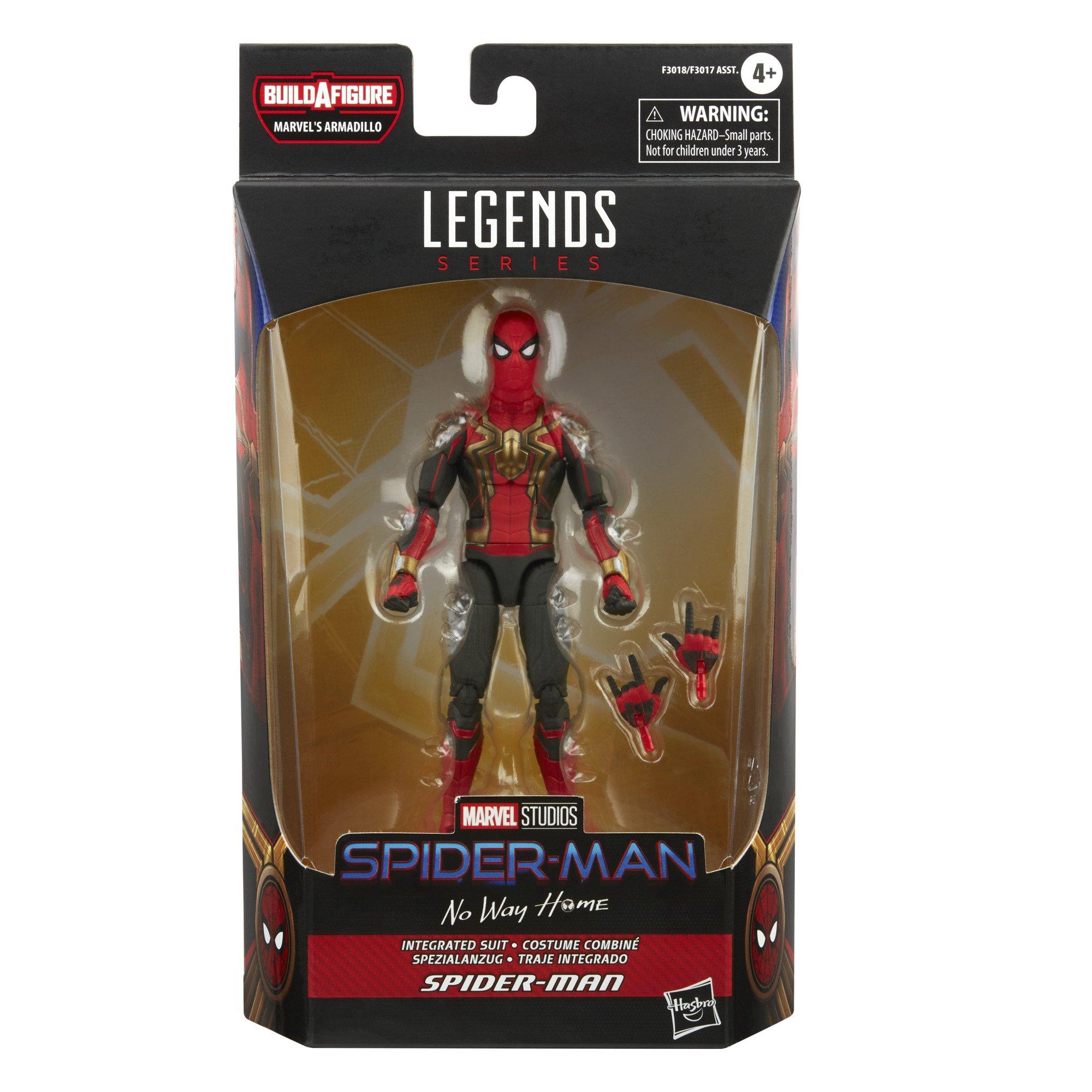 list item 6 of 10 Hasbro Marvel Legends Series Spider-Man Integrated Suit 6-in Action Figure