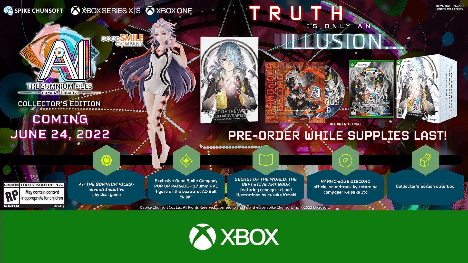list item 2 of 10 AI: The Somnium Files nirvanA Initiative Collector's Edition - Xbox One