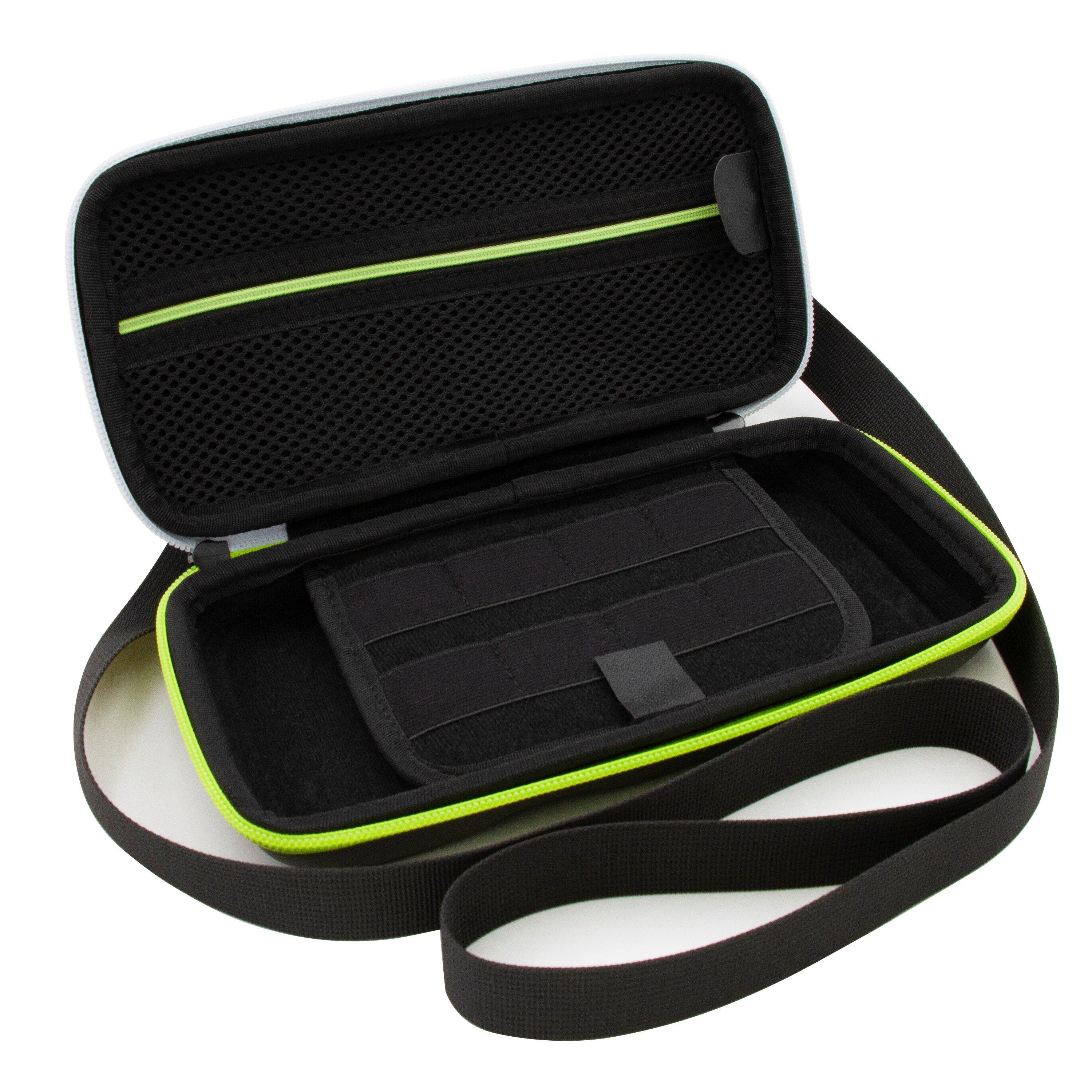 CASEMATIX Heavy Duty Deluxe Hard Shell Carrying Case for Nintendo