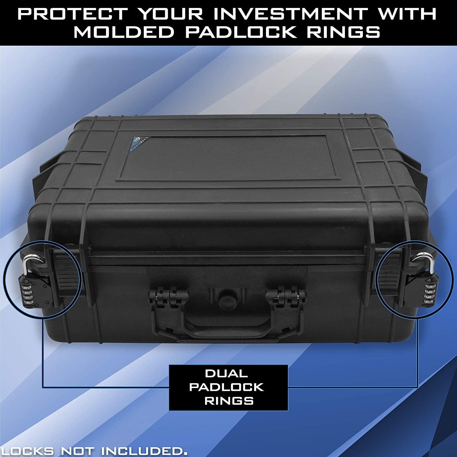 CASEMATIX Hard Shell Travel Case Custom Foam Fits Disc and Digital for