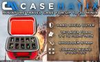 CASEMATIX Miniature Storage Hard Shell Figure Case 30 Slot Figurine Miniature Carrying Case