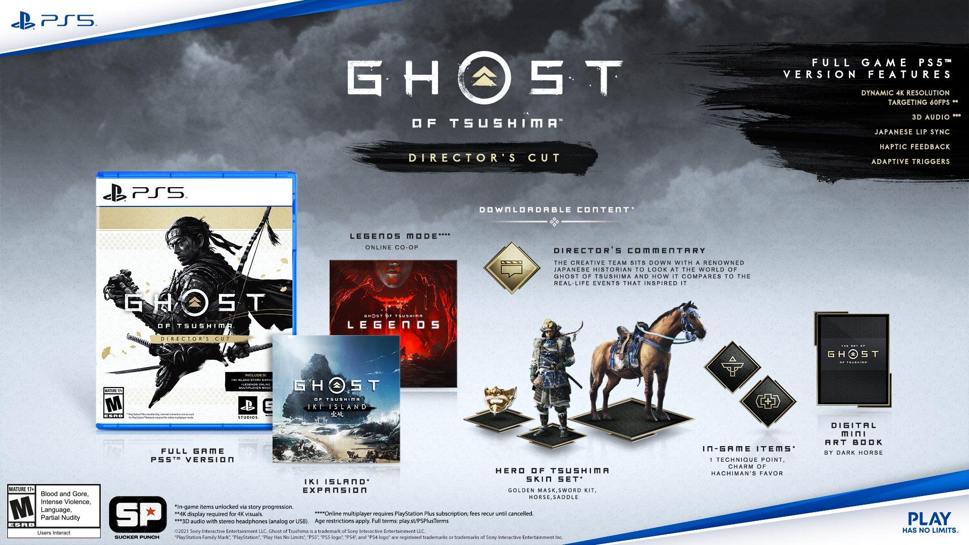 GHOST OF TSUSHIMA - PLAYSTATION 5 DISK & PS5 DIGITAL PROTECTOR SKIN