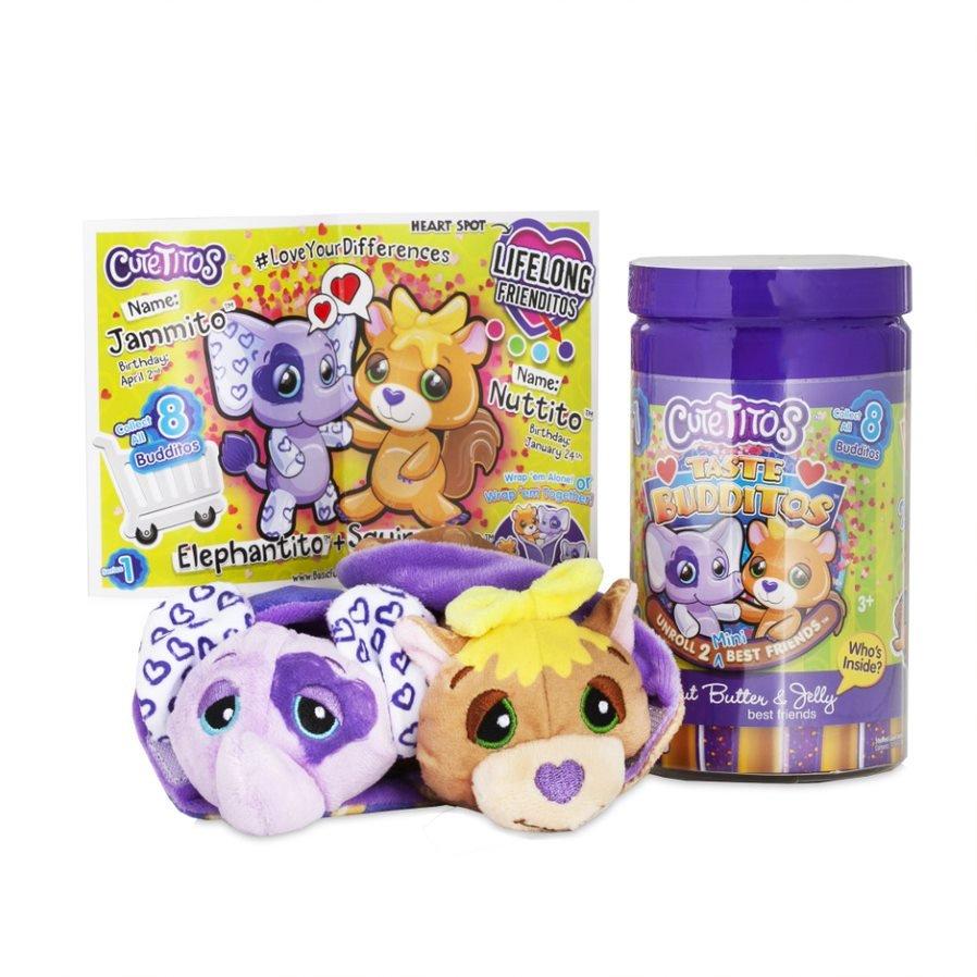 Cutetitos Taste Budditos Wave 2 Mini Plushes - PB and J
