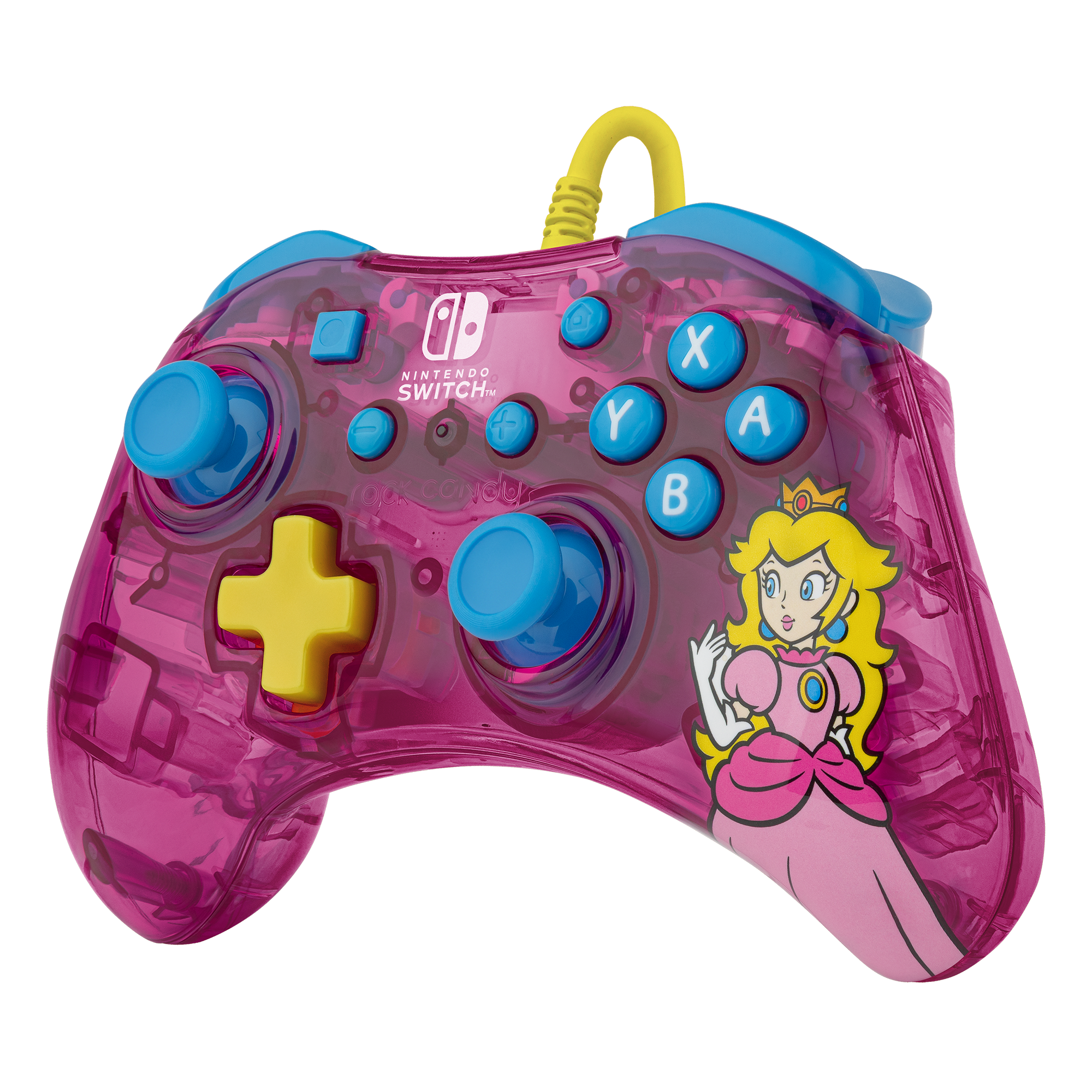  PDP Rock Candy Wired Controller for Nintendo Switch/ Lite/ OLED  - Bubblegum Princess Peach : Clothing, Shoes & Jewelry